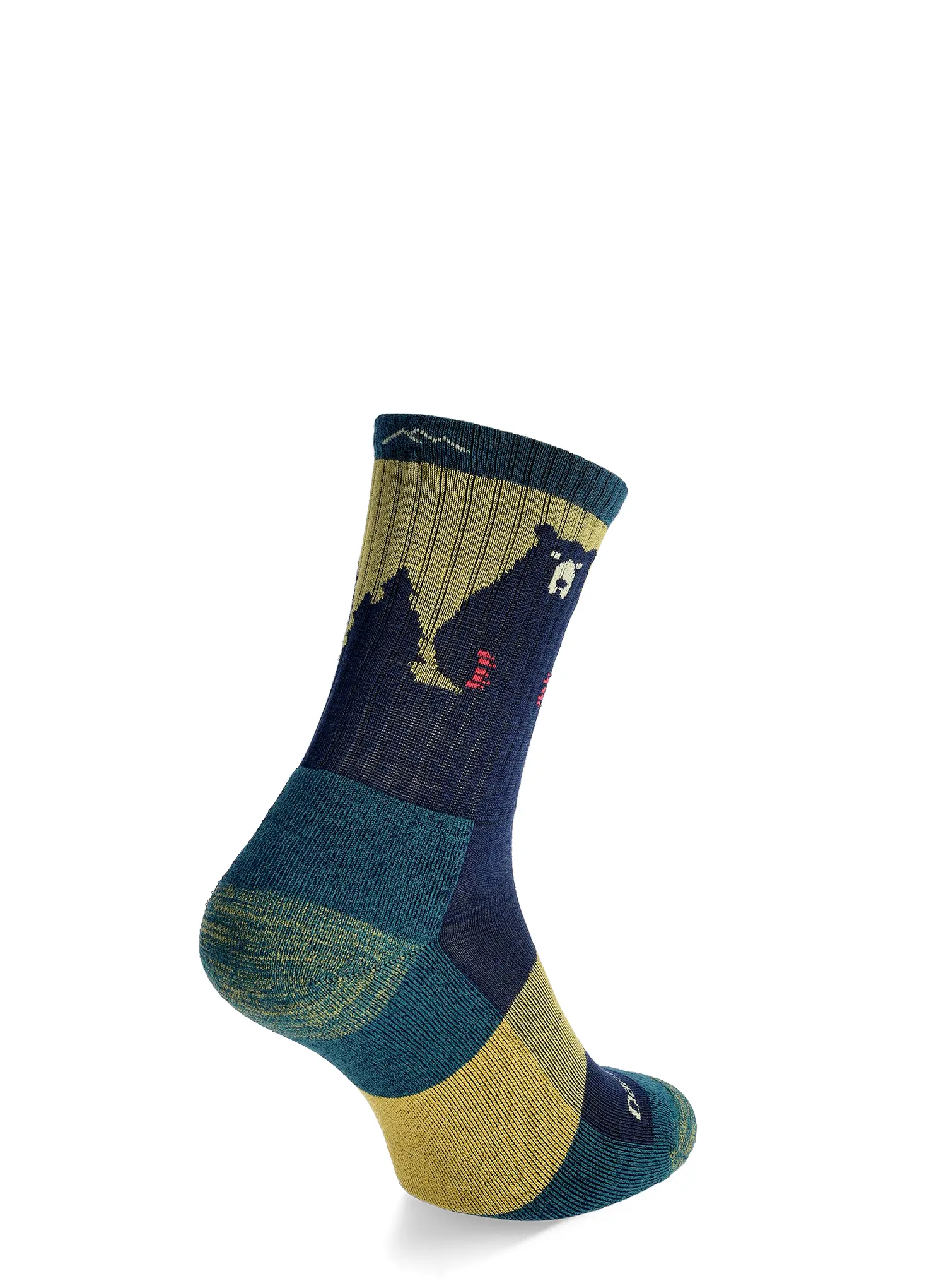 Sosete trekking femei Darn Tough Bear Town Micro Crew Lightweight - dark teal