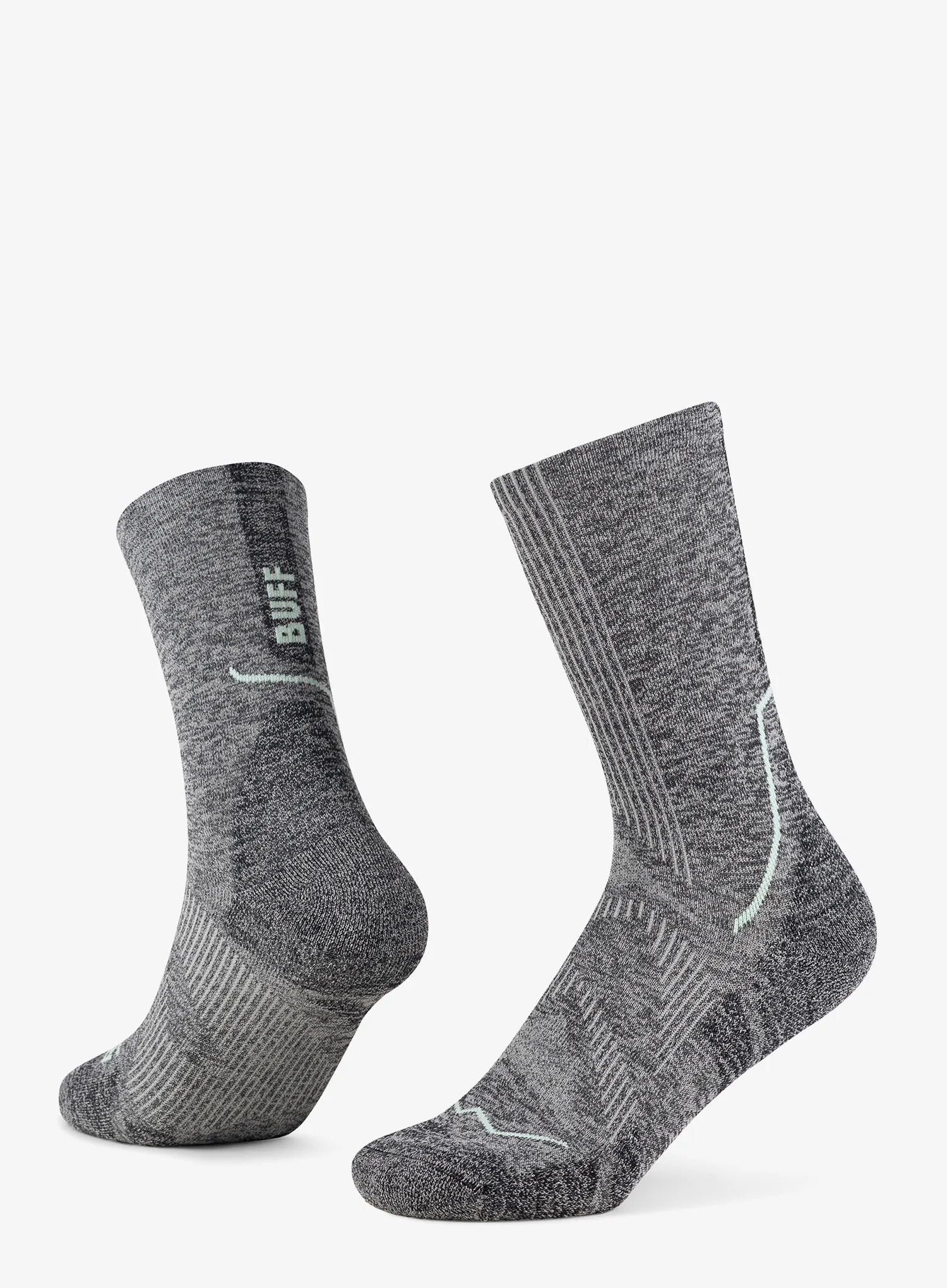 Șosete alergare Buff Dryflx Crew Sock DC - light grey
