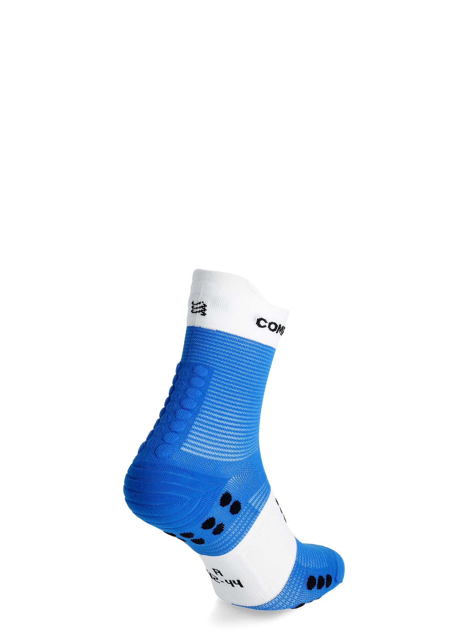 Șosete alergare Compressport Pro Racing Socks v4.0 Run High - princess blue/white