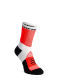 Șosete alergare Compressport Ultra Trail Socks v2.0 - white/fluo red