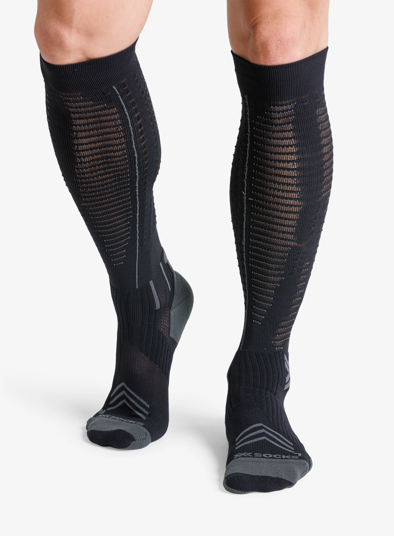 Șosete alergare X-Socks Run Expert Effektor Otc - black/charcoal