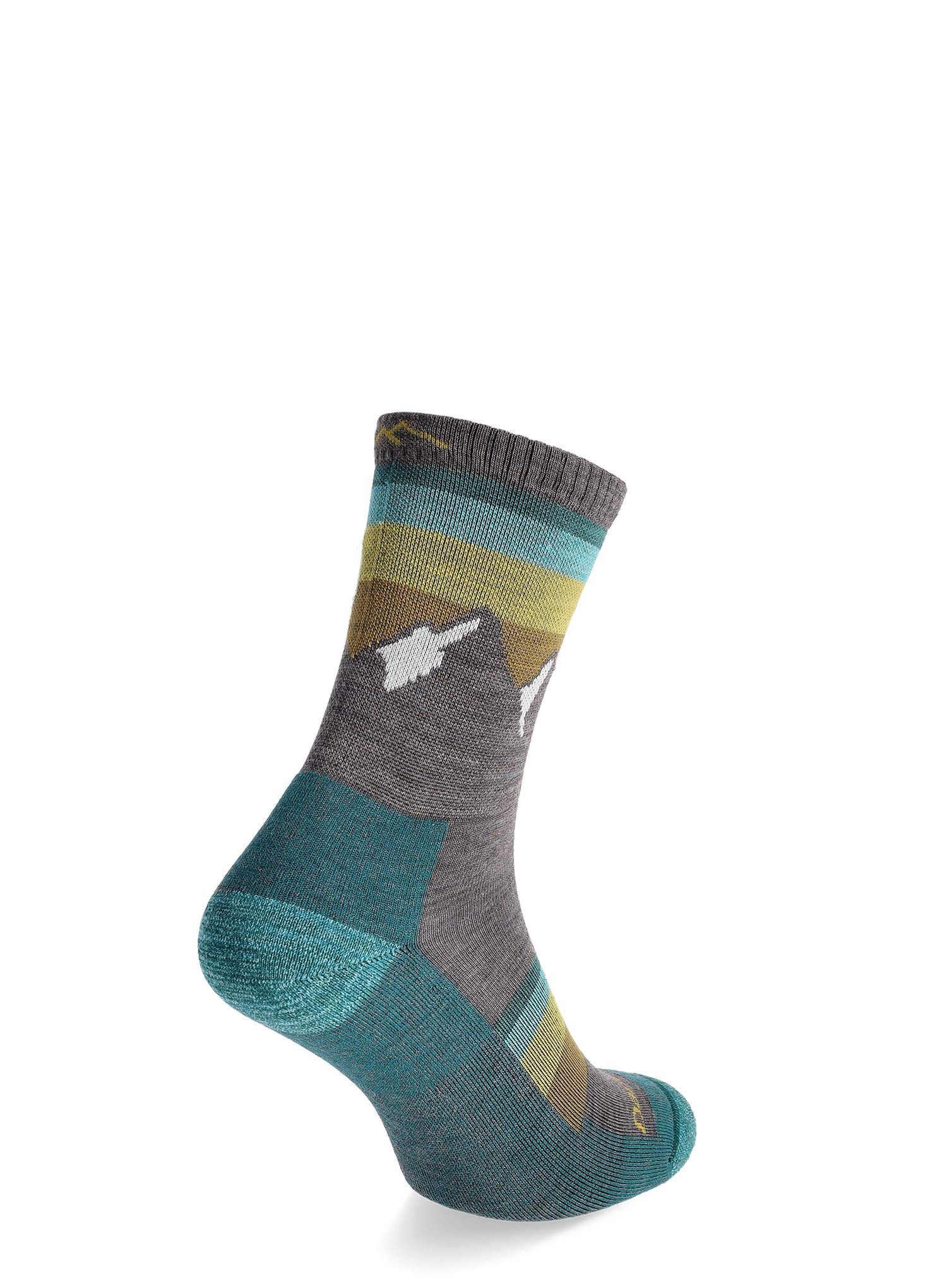 Sosete femei Darn Tough Sunset Ledge Micro Crew Lightweight with Cushion - taupe
