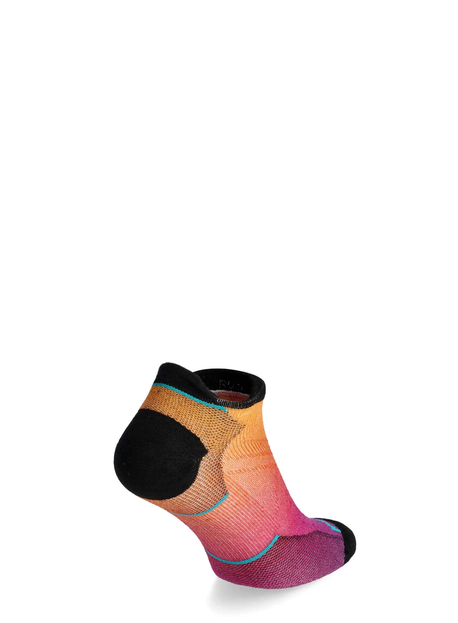 Sosete alergare femei Smartwool Run Zero Cushion Ombre Print Low Ankle Socks - tandoori orange