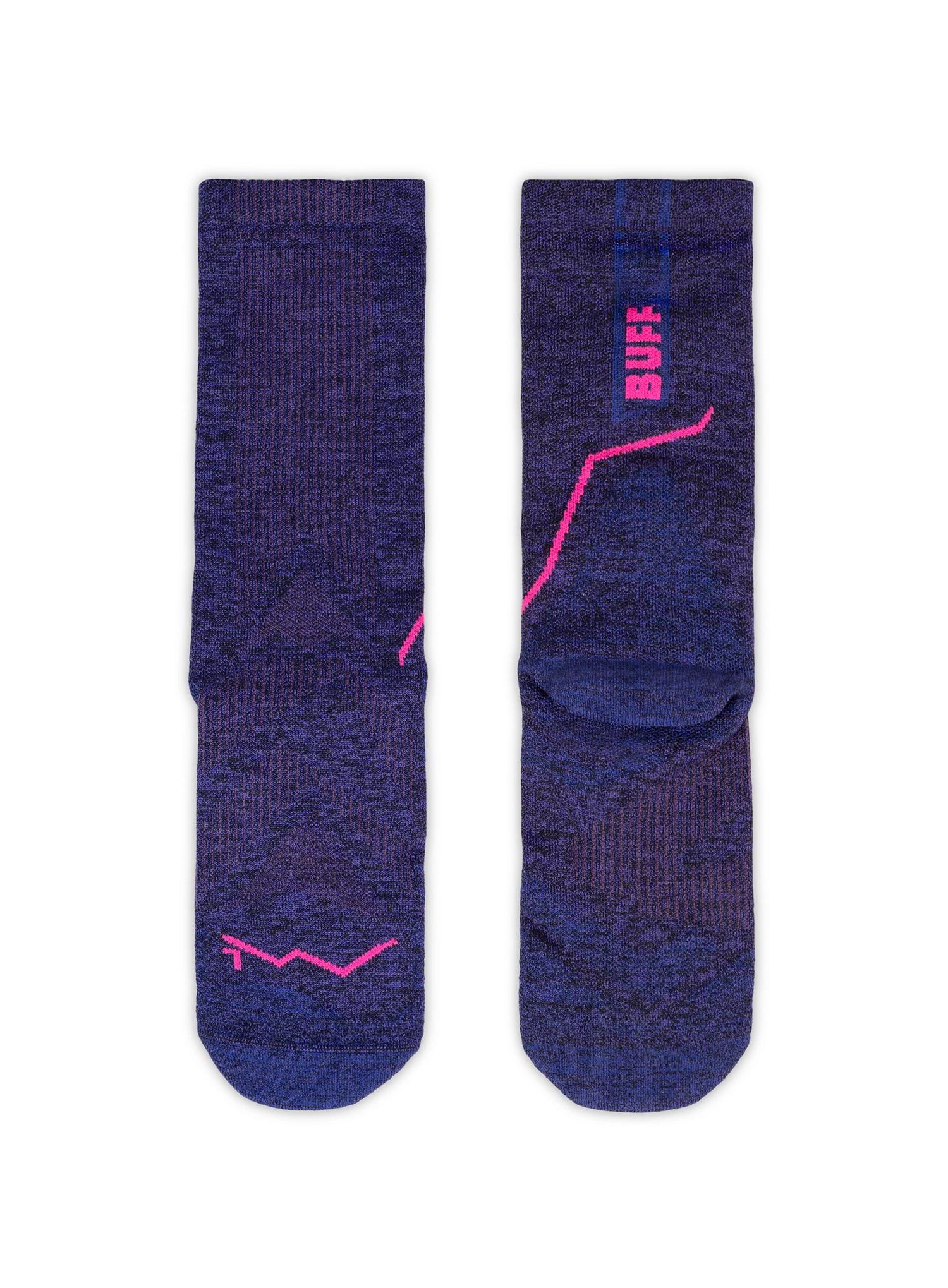 Sosete de alergare Buff Dryflx Crew Sock DC - ultramarine