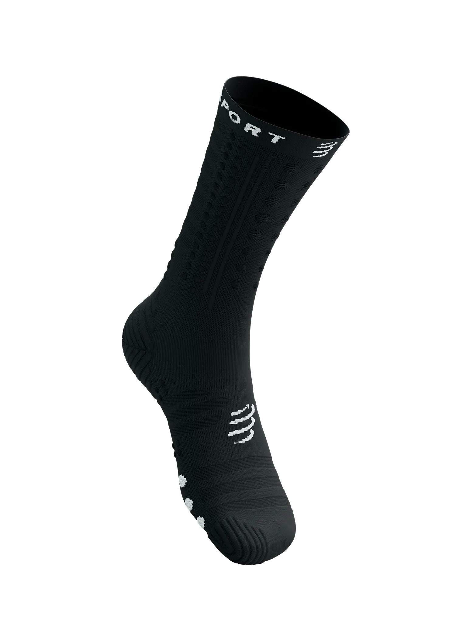 Sosete de alergare Compressport Aero Socks 2.0 - black/white