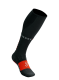 Sosete de alergare Compressport Full Socks Winter Run - black/high risk red