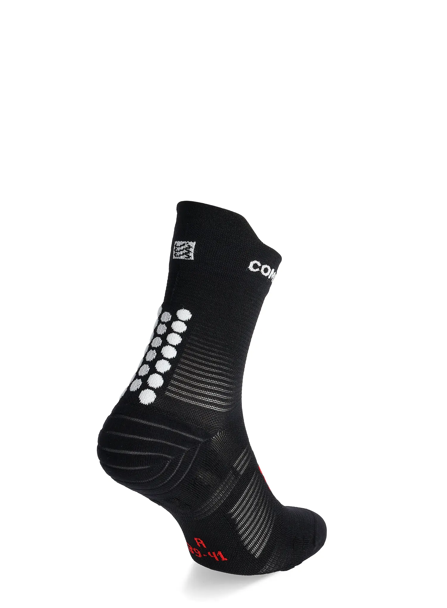 Sosete de alergare Compressport Pro Racing Socks v4.0 Run High - black/white
