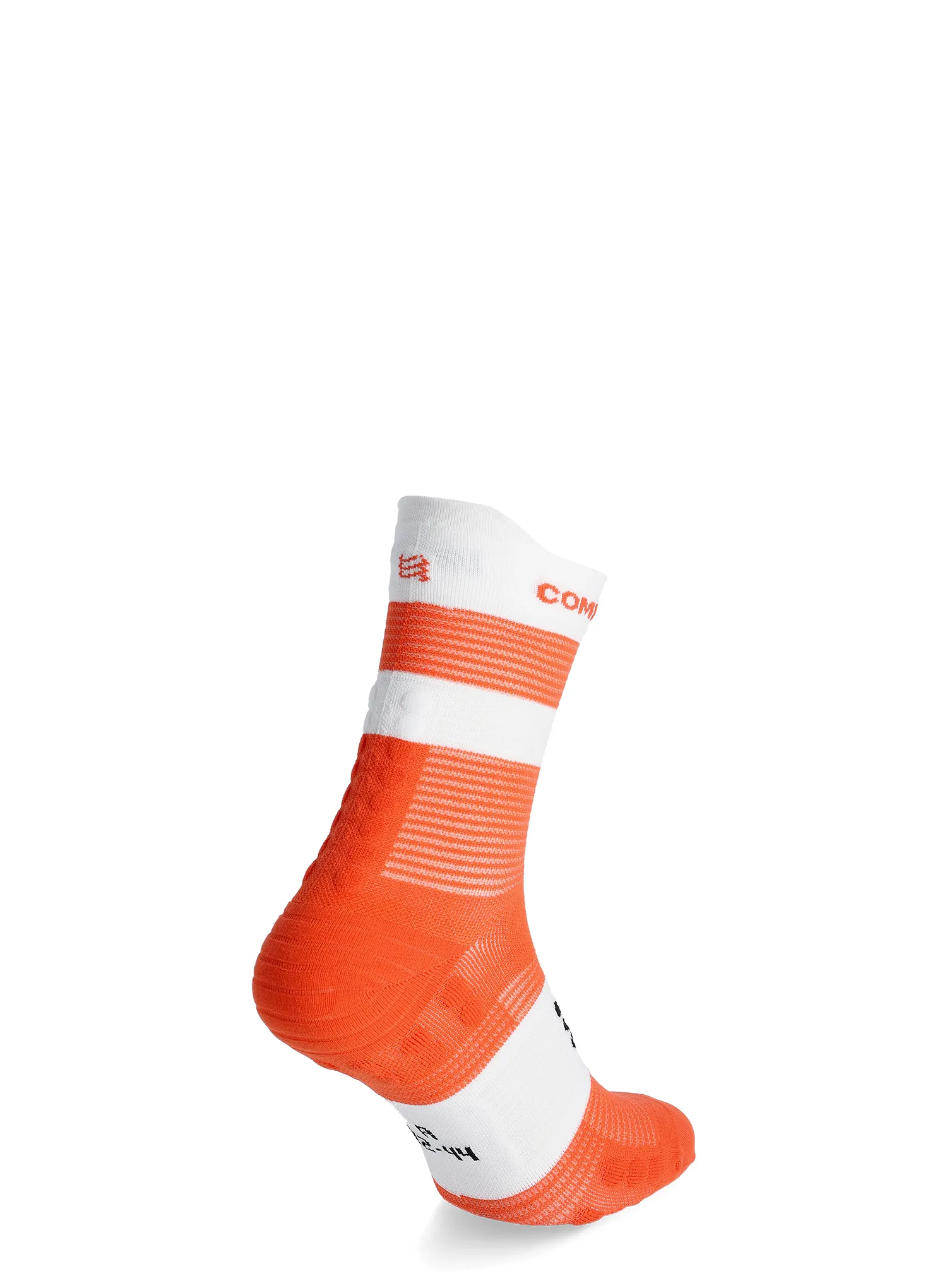 Sosete de alergare Compressport Pro Racing Socks v4.0 Run High - tigerlily/white