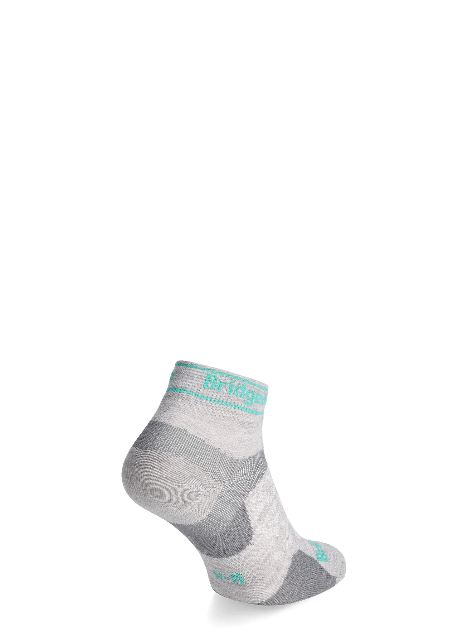 Șosete alergare femei Bridgedale Trail Run Ultralight Zero Merino Sport Low - silver