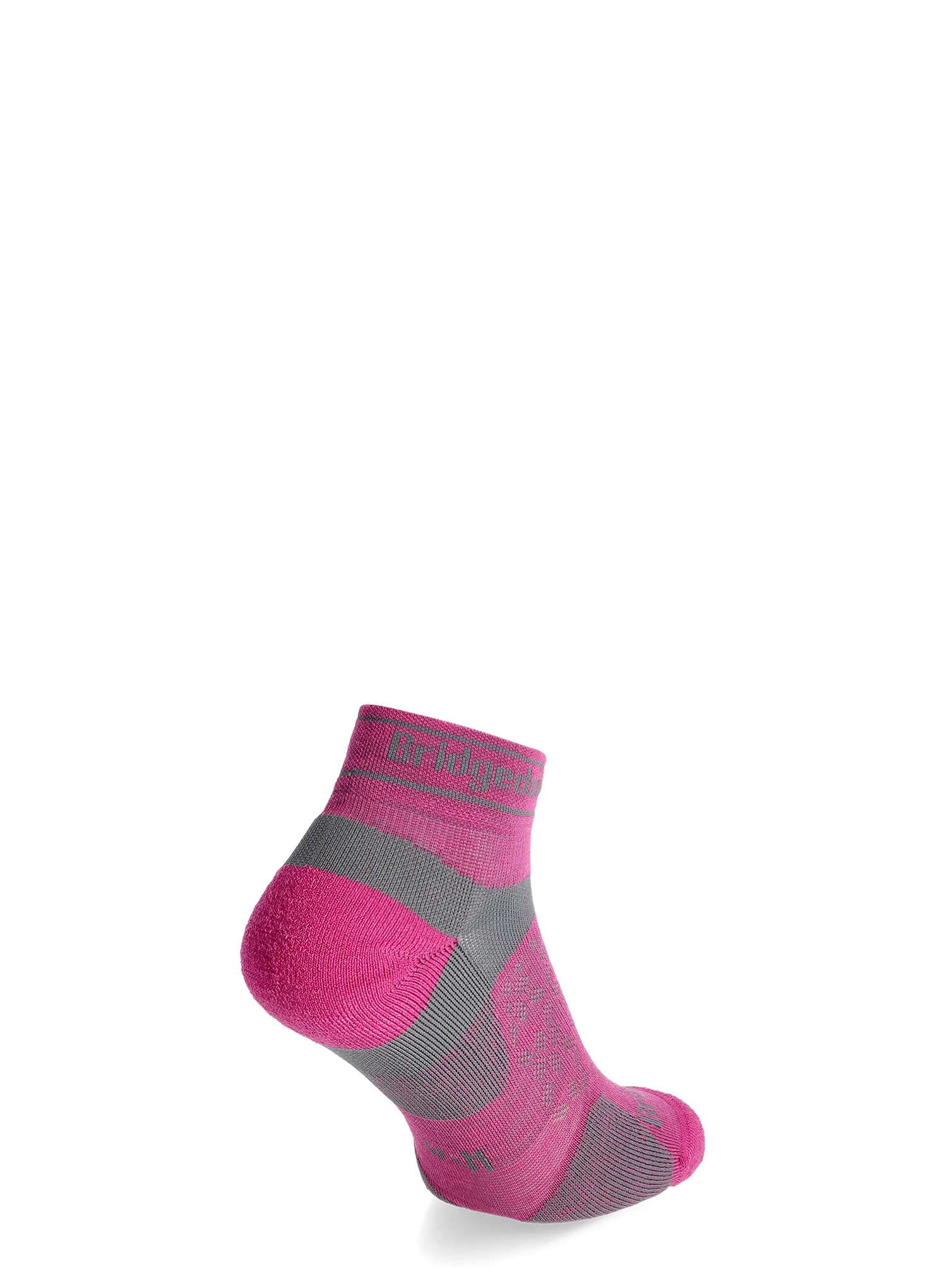 Șosete alergare femei Bridgedale Ultralight T2 Merino Sport Low - pink