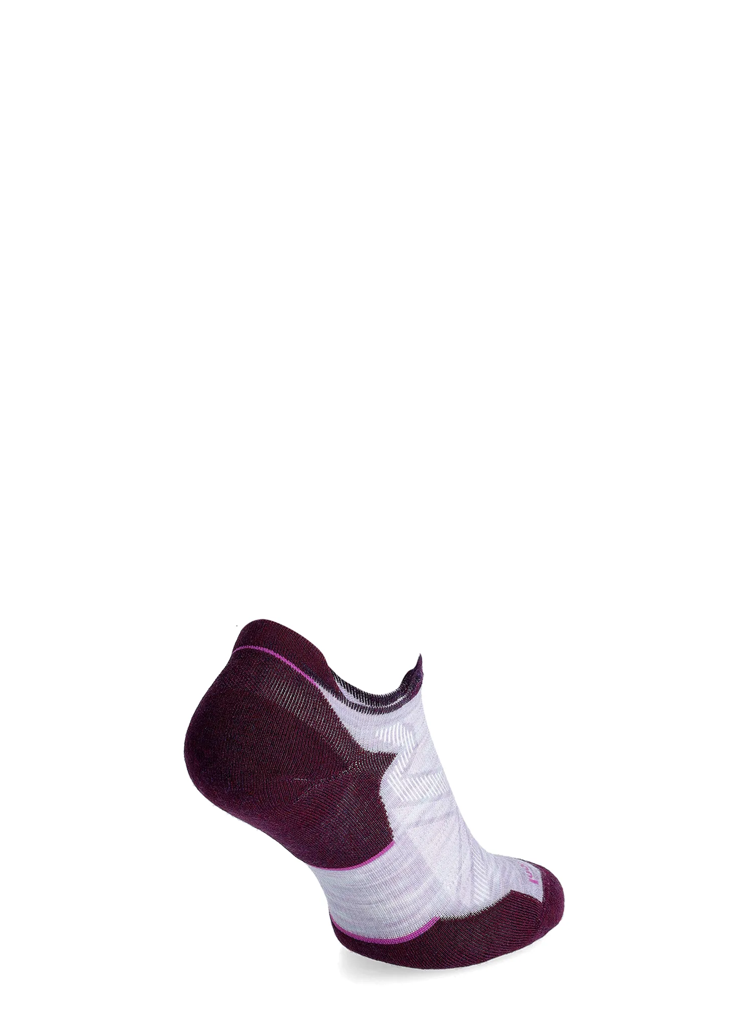 Șosete alergare femei Smartwool Run Targeted Cushion Low Ankle Socks - purple/white
