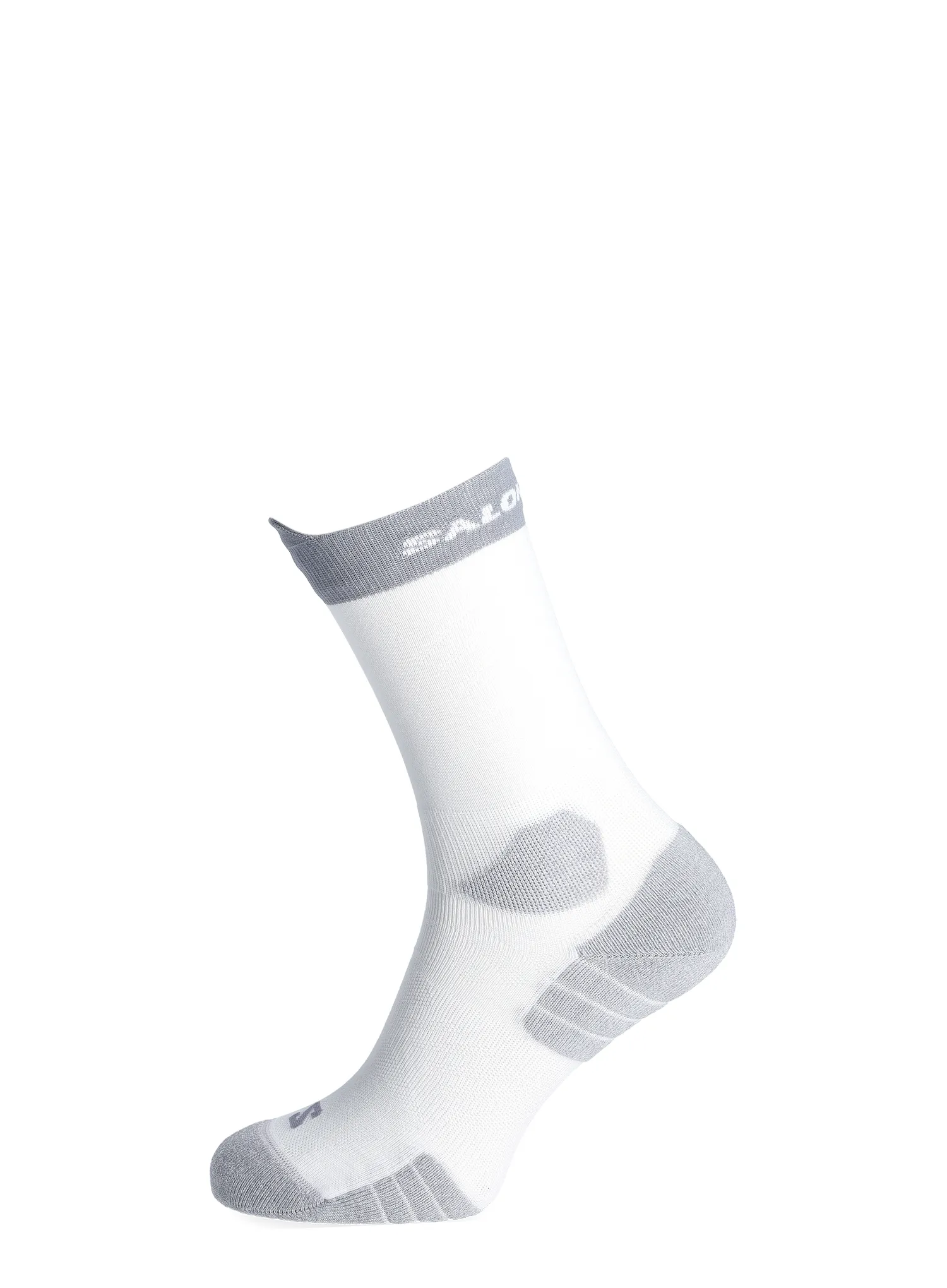 Sosete de alergare Salomon Aero Crew - white/quarry  