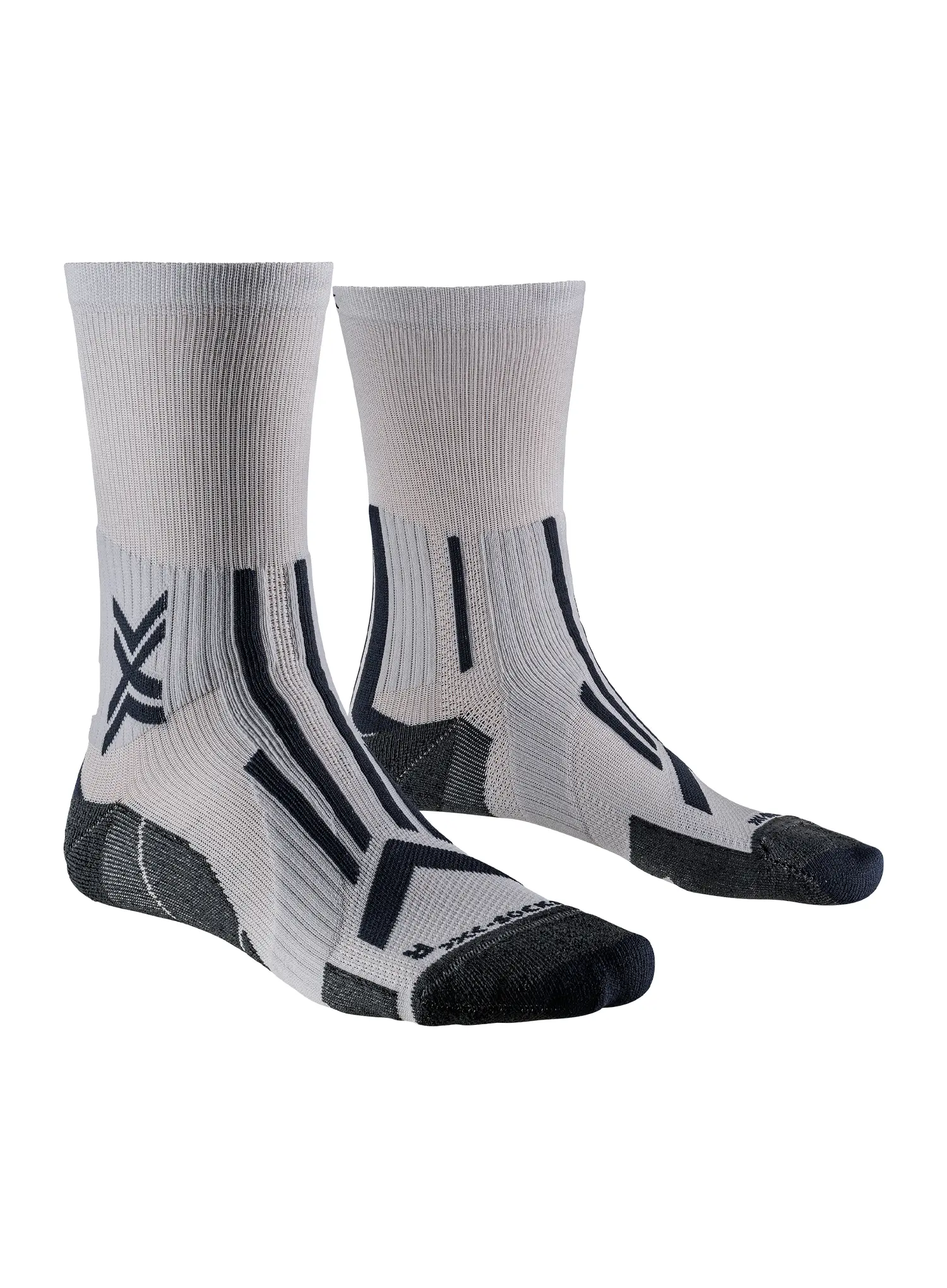 Sosete de alergare X-Socks Trailrun Perform Crew - pearl grey/charcoal