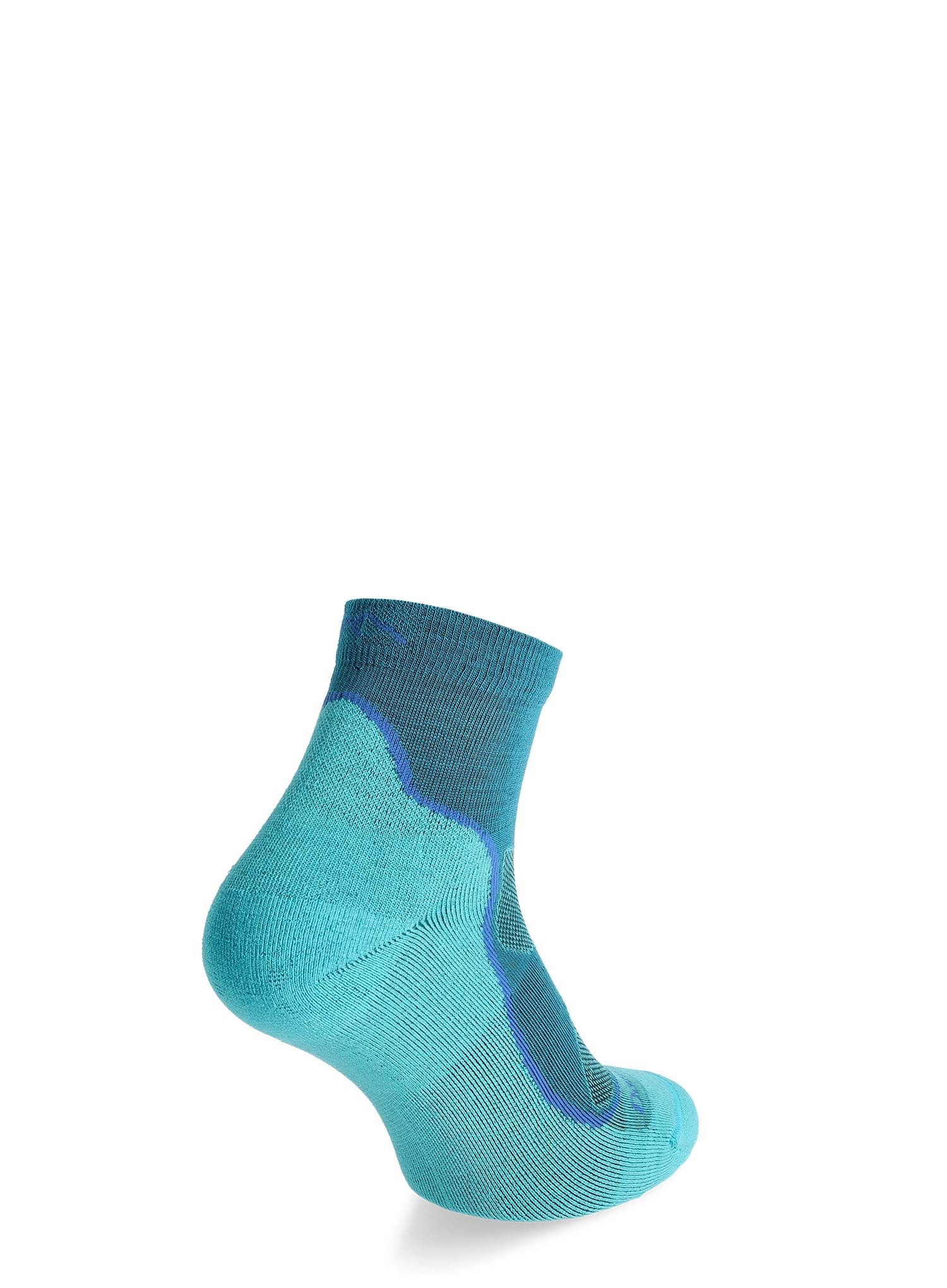 Sosete lana merinos femei Darn Tough Light Hiker 1/4 Lightweight with Cushion - cascade