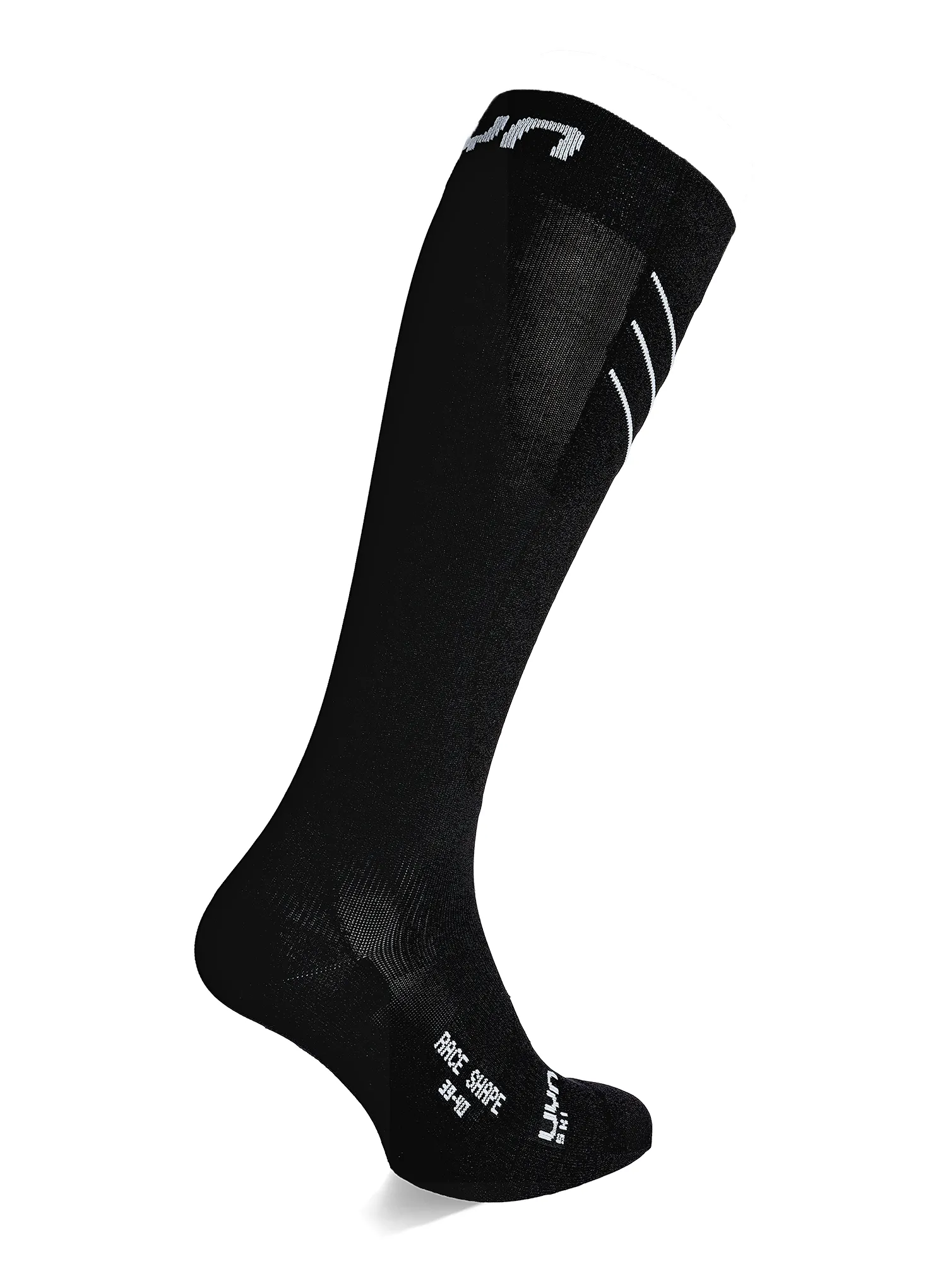 Șosete schi femei UYN Ski Race Shape Socks - black/white