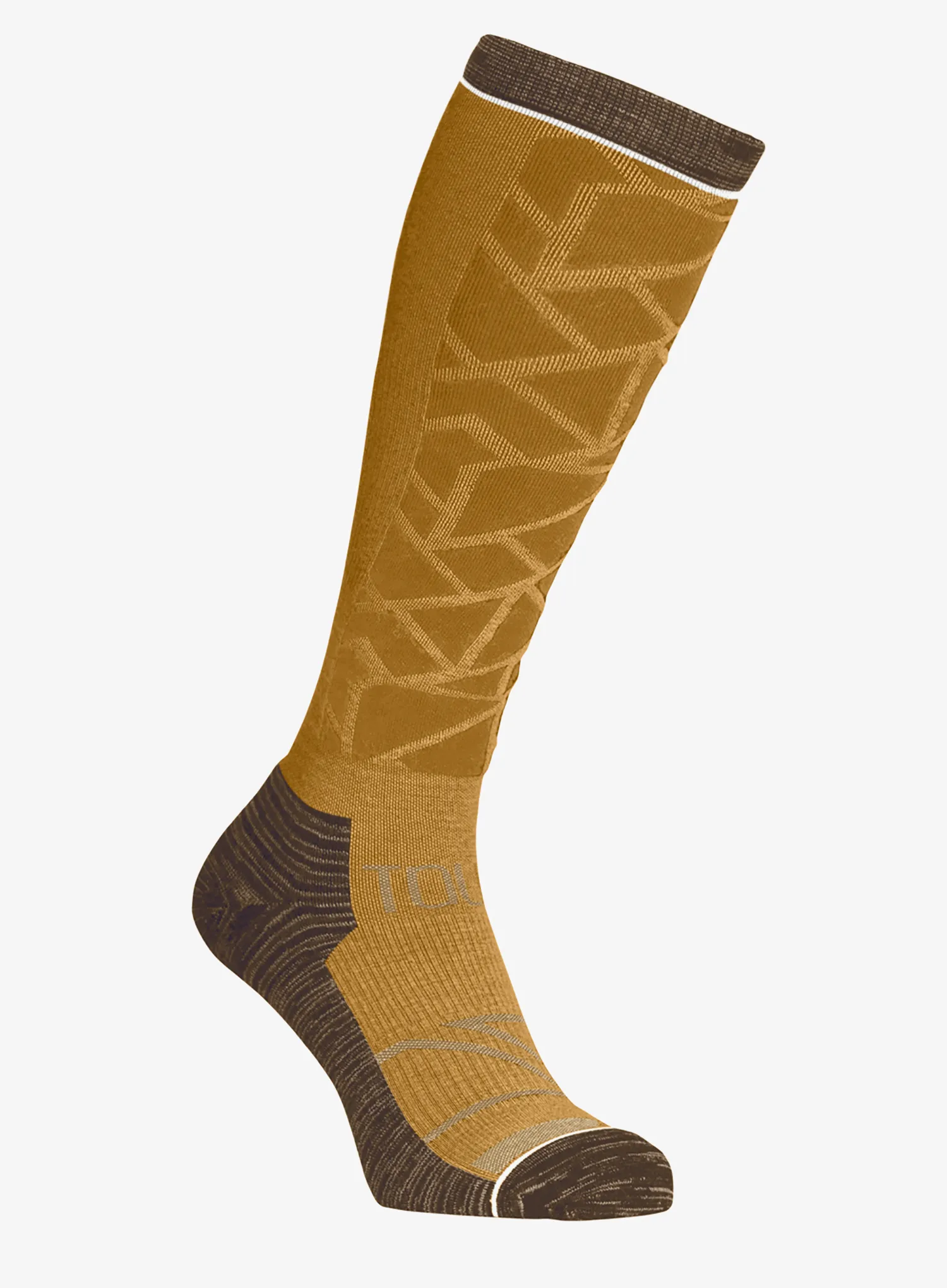 Șosete Ortovox Ski Tour Comp Long Socks - dark cumin
