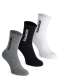 Șosete Salomon Everyday Crew 3Pack - black/white/med grey melange