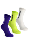 Șosete Salomon Everyday Crew 3Pack - vanilla ice/acid lime/blue