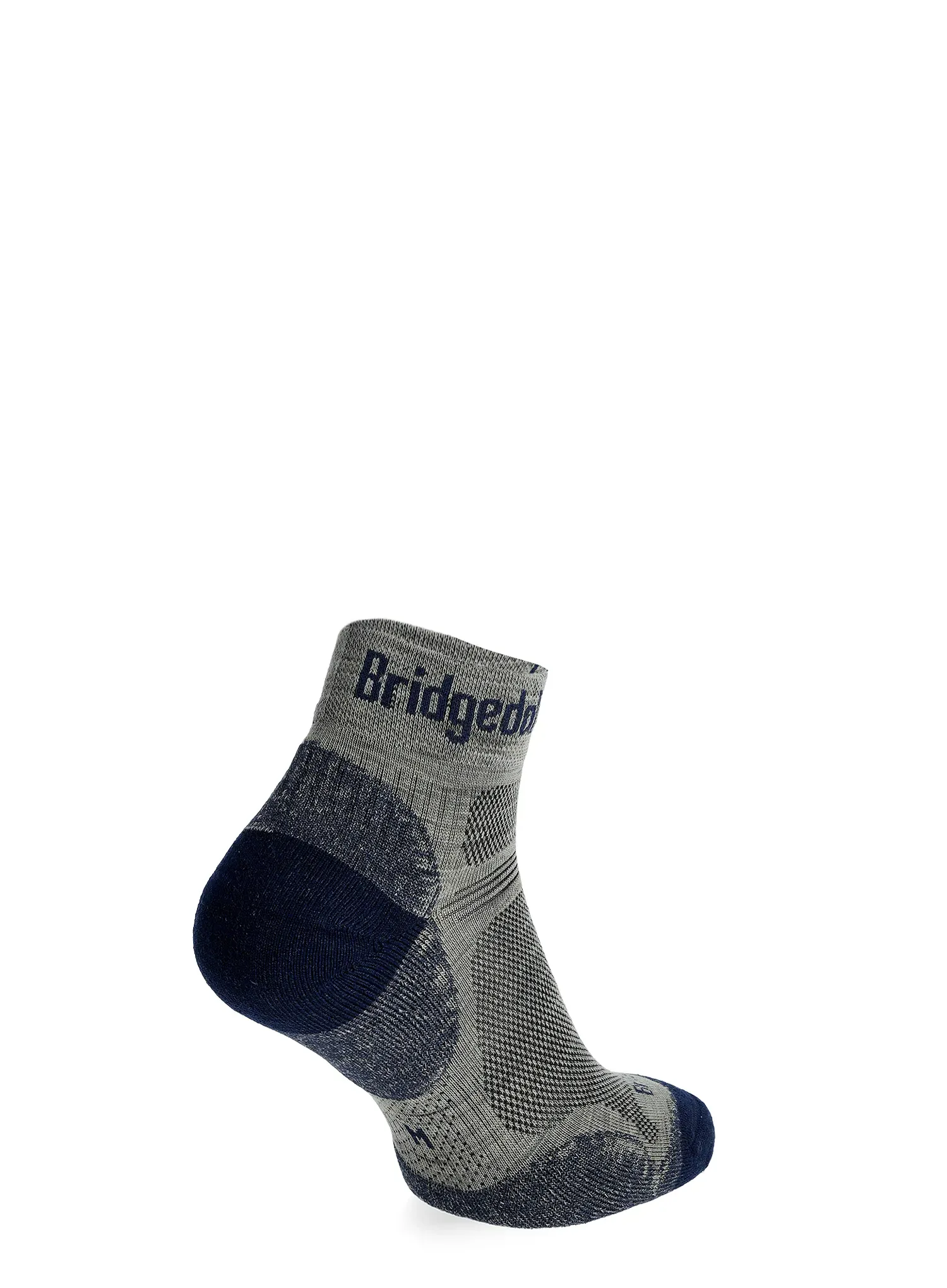 Sosete drumetie Bridgedale Hike Ultralight Performance Ankle - khaki/navy
