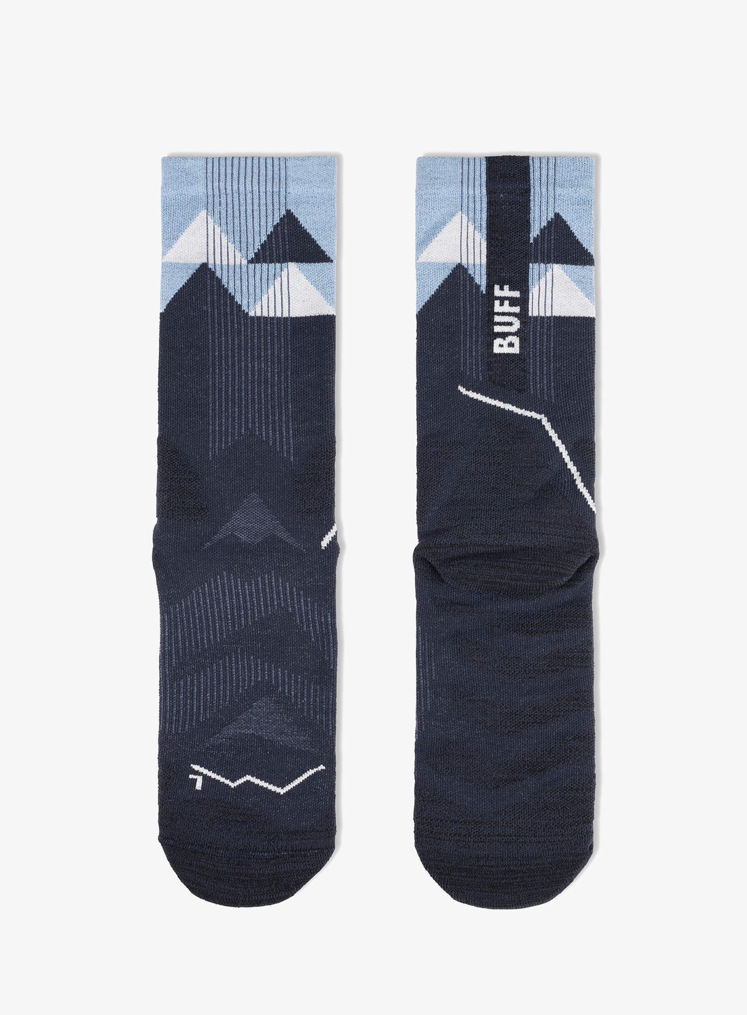 Sosete drumetie Buff Thermonet Crew Socks - night blue