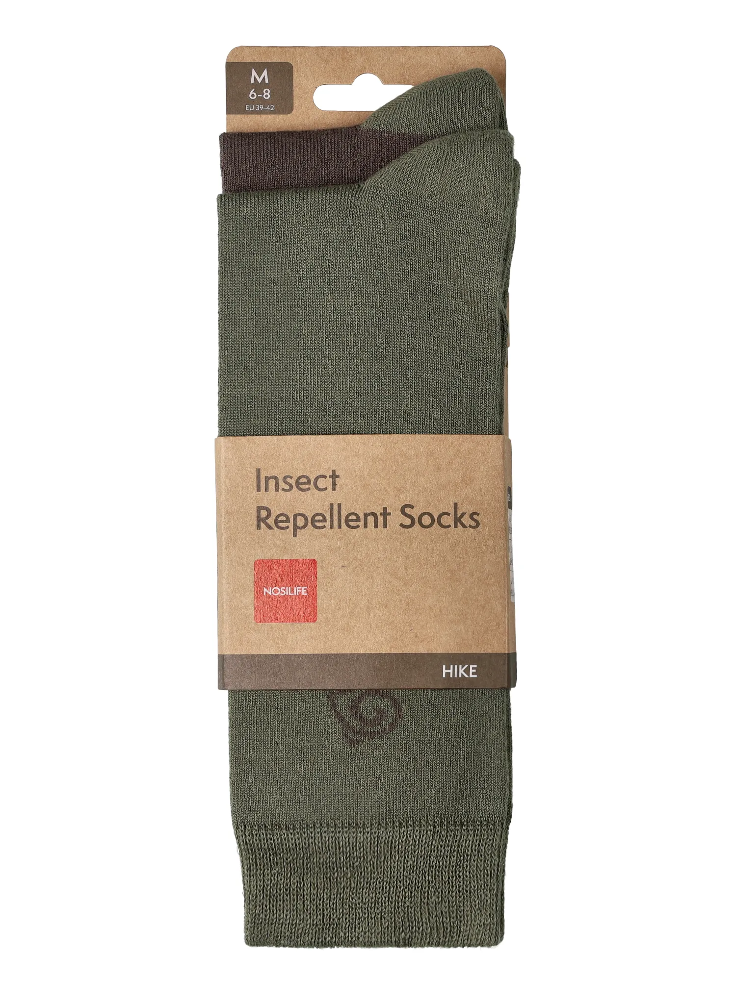 Sosete drumetie Craghoppers NosiLife Travel Twin Pack Socks - woodland green/wild olive