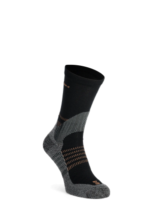 Sosete drumetie Salomon X Ultra Access Crew 2-Pack - bleached sand/black