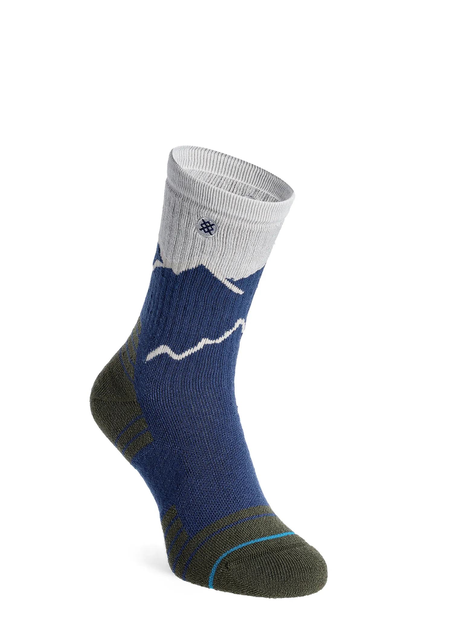 Sosete drumetie Stance Peaking Hike Crew - navy