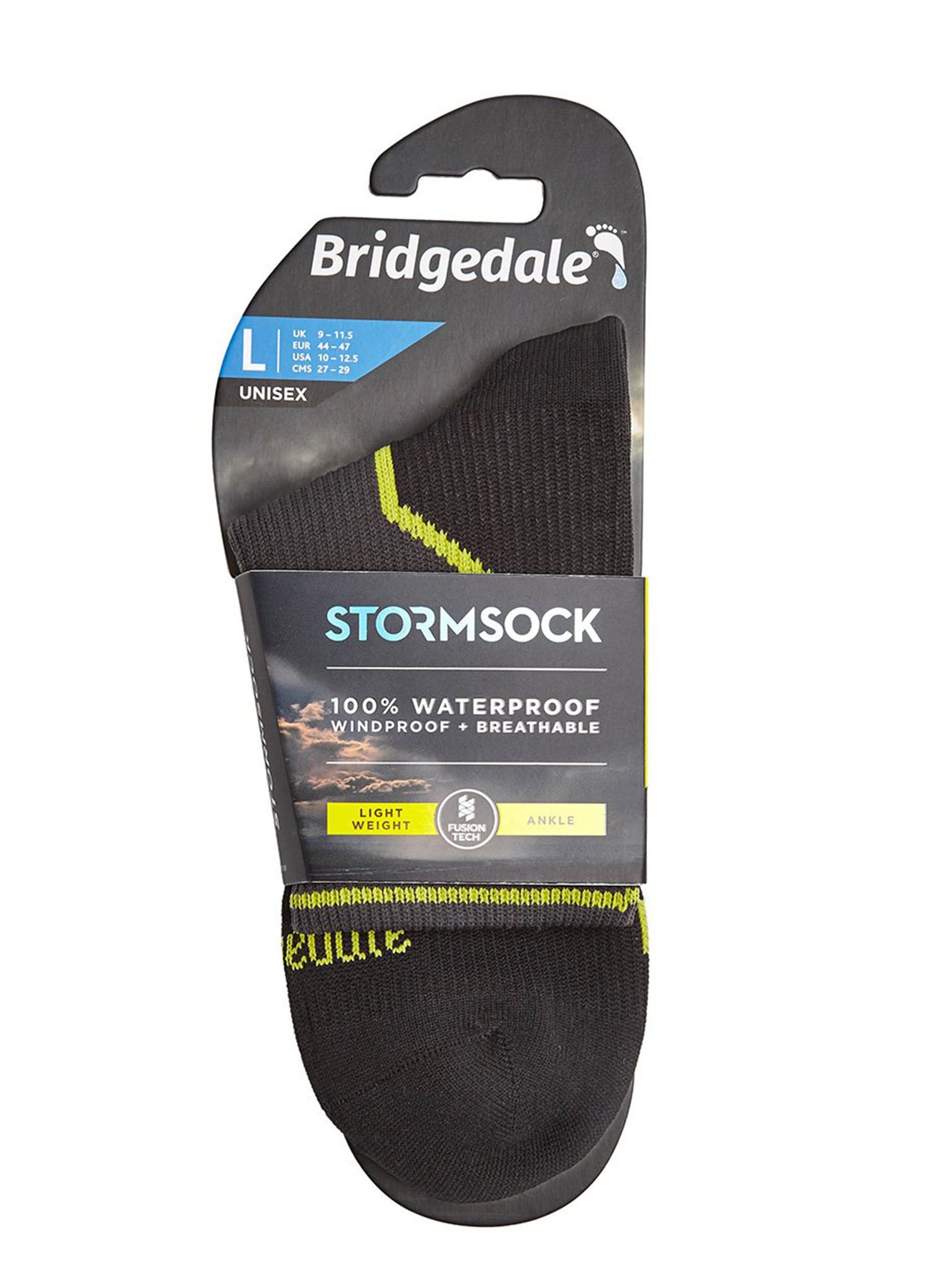 Șosete impermeabile Bridgedale StormSock Lightweight Boot - grey/lime