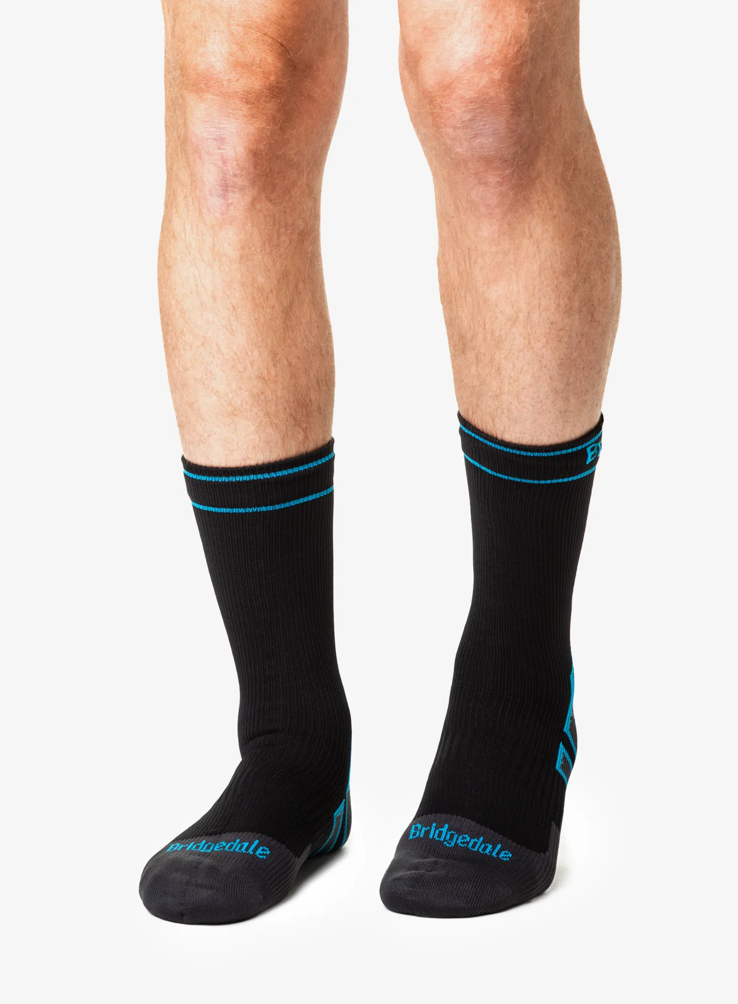 Șosete impermeabile Bridgedale StormSock Mid Boot - black/blue