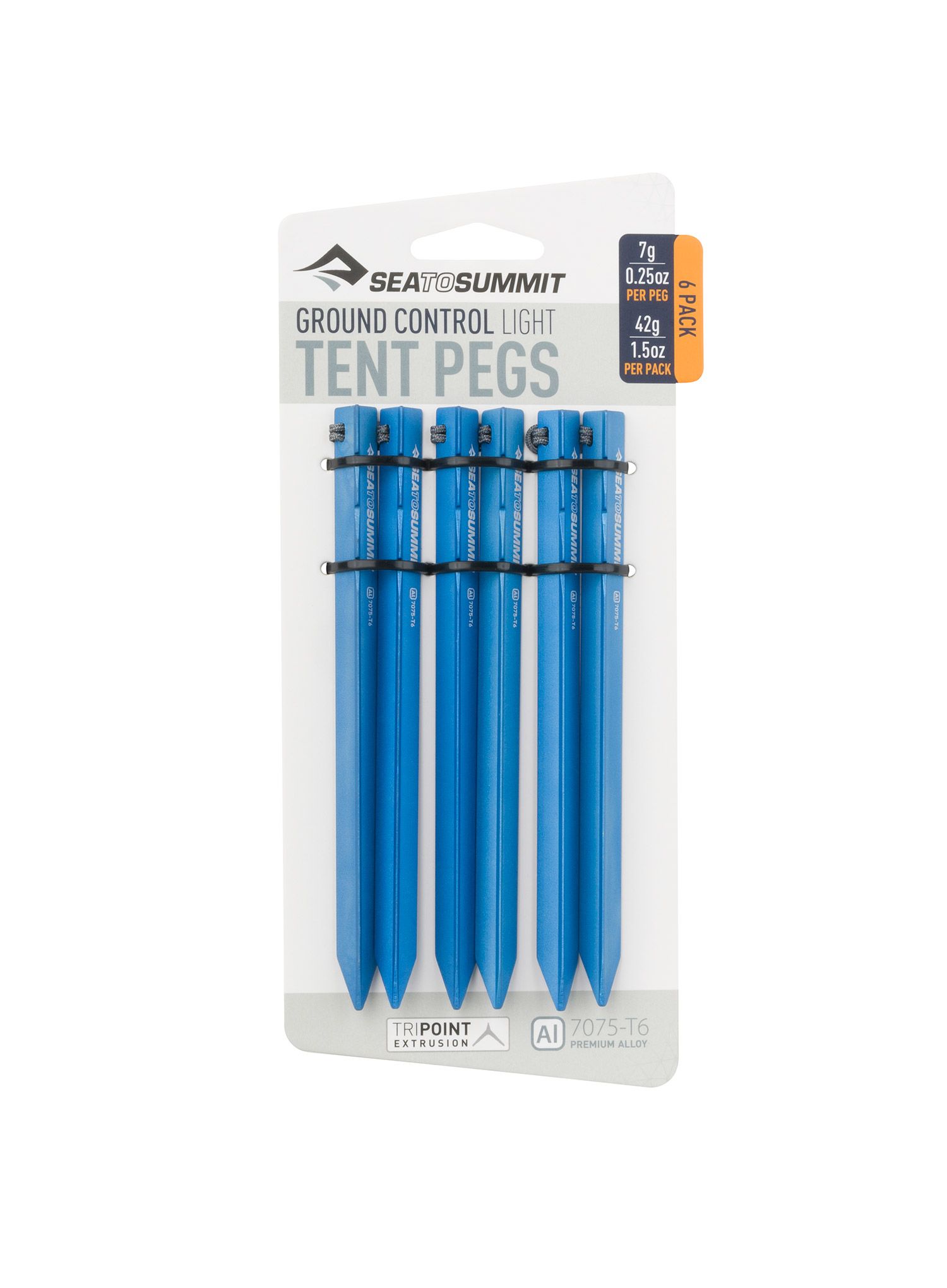 Cuie cort Sea To Summit Ground Control Light Tent Pegs (6 Pack)