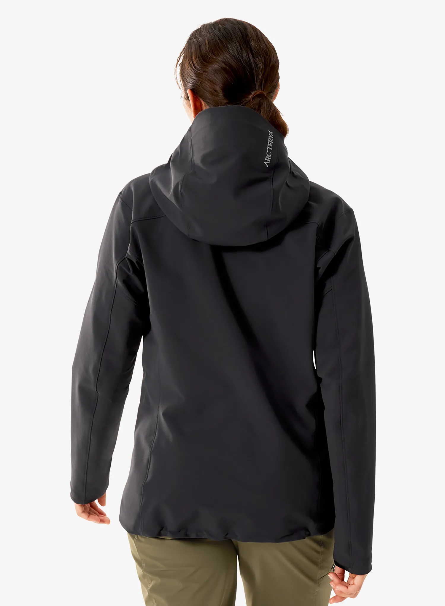 Geaca softshell femei Arcteryx Gamma Hoody - black/black