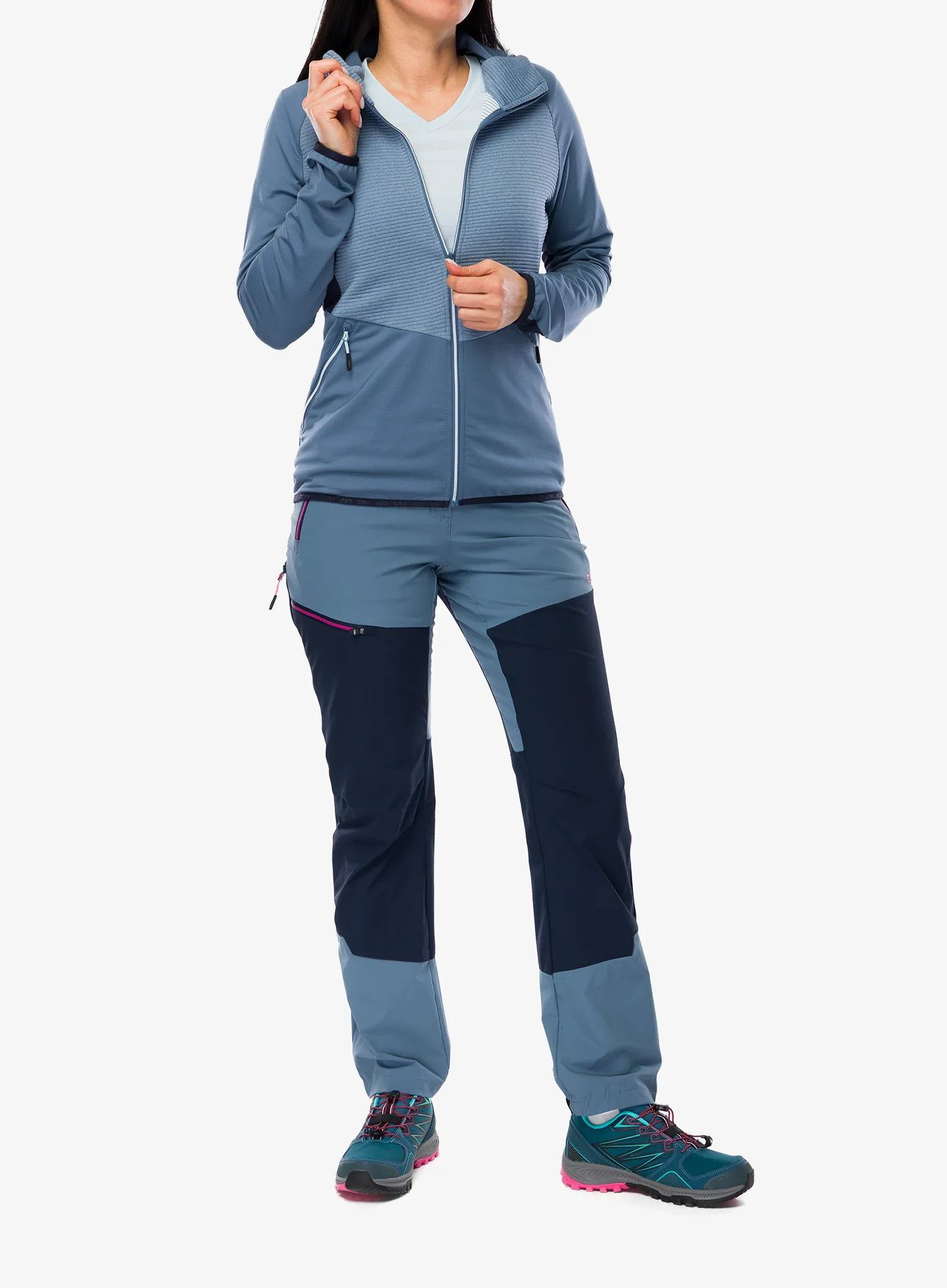 Geaca softshell femei CMP Omber Jacket Fix Hood - space