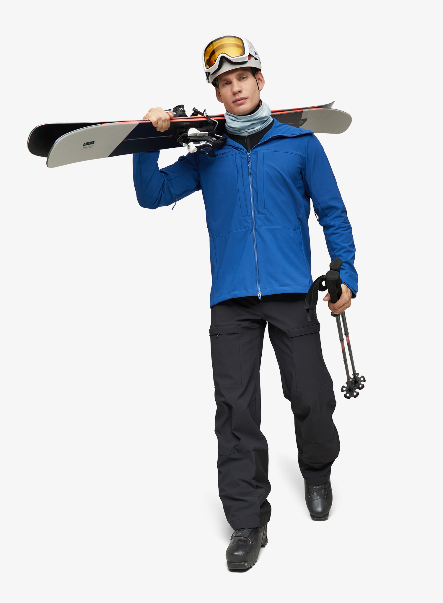 Softshell barbati Mammut Skintrack SO Hooded Jacket - tschiel