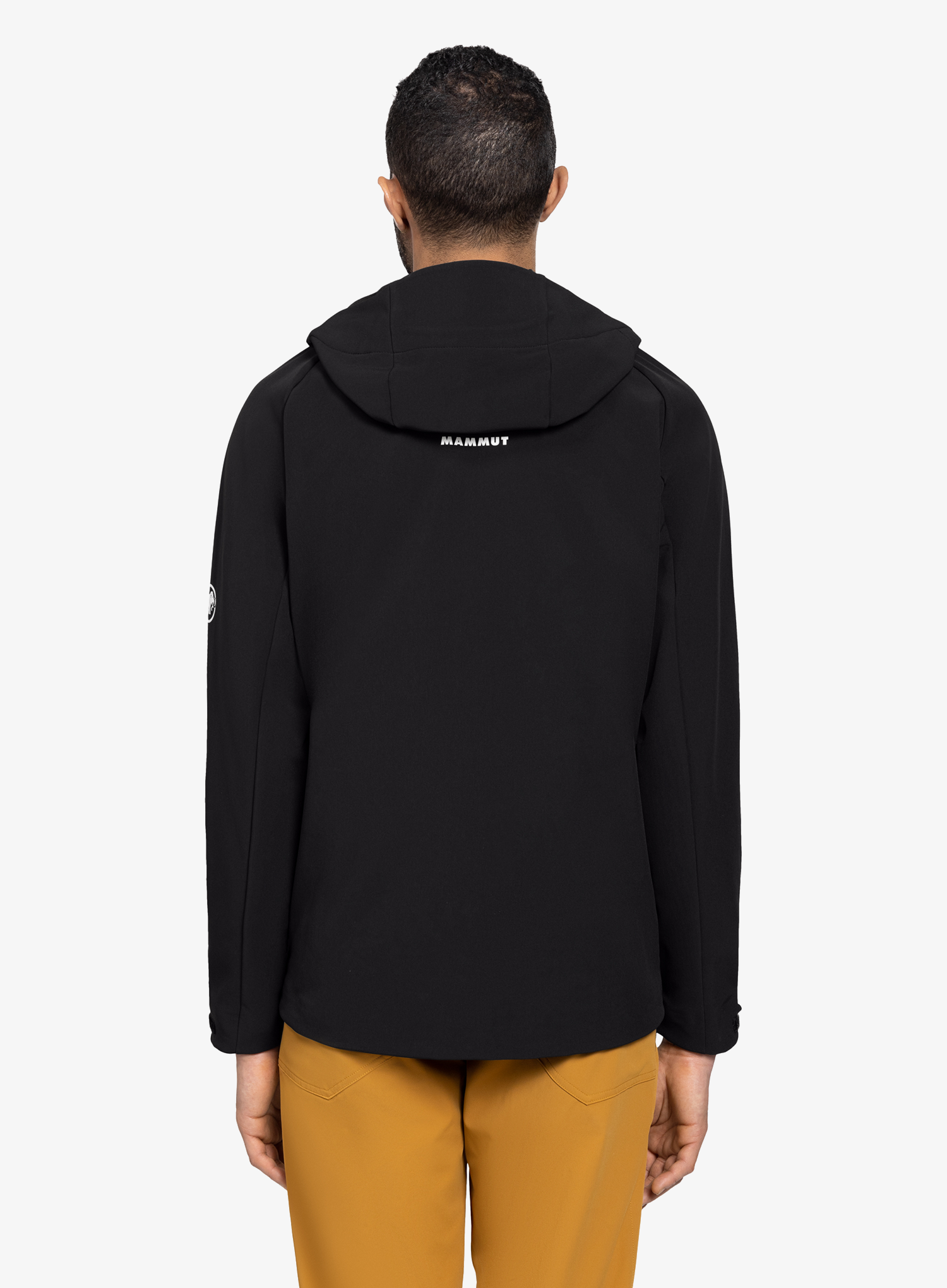 Softshell barbati Mammut Winterfield SO Hooded Jacket - black
