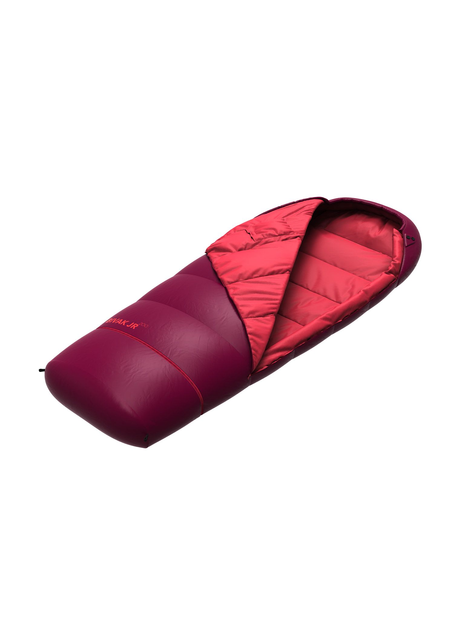 Sac de dormit pentru copii Hannah Bivak Jr 200 (140 cm) - rhododendron/poppy red II