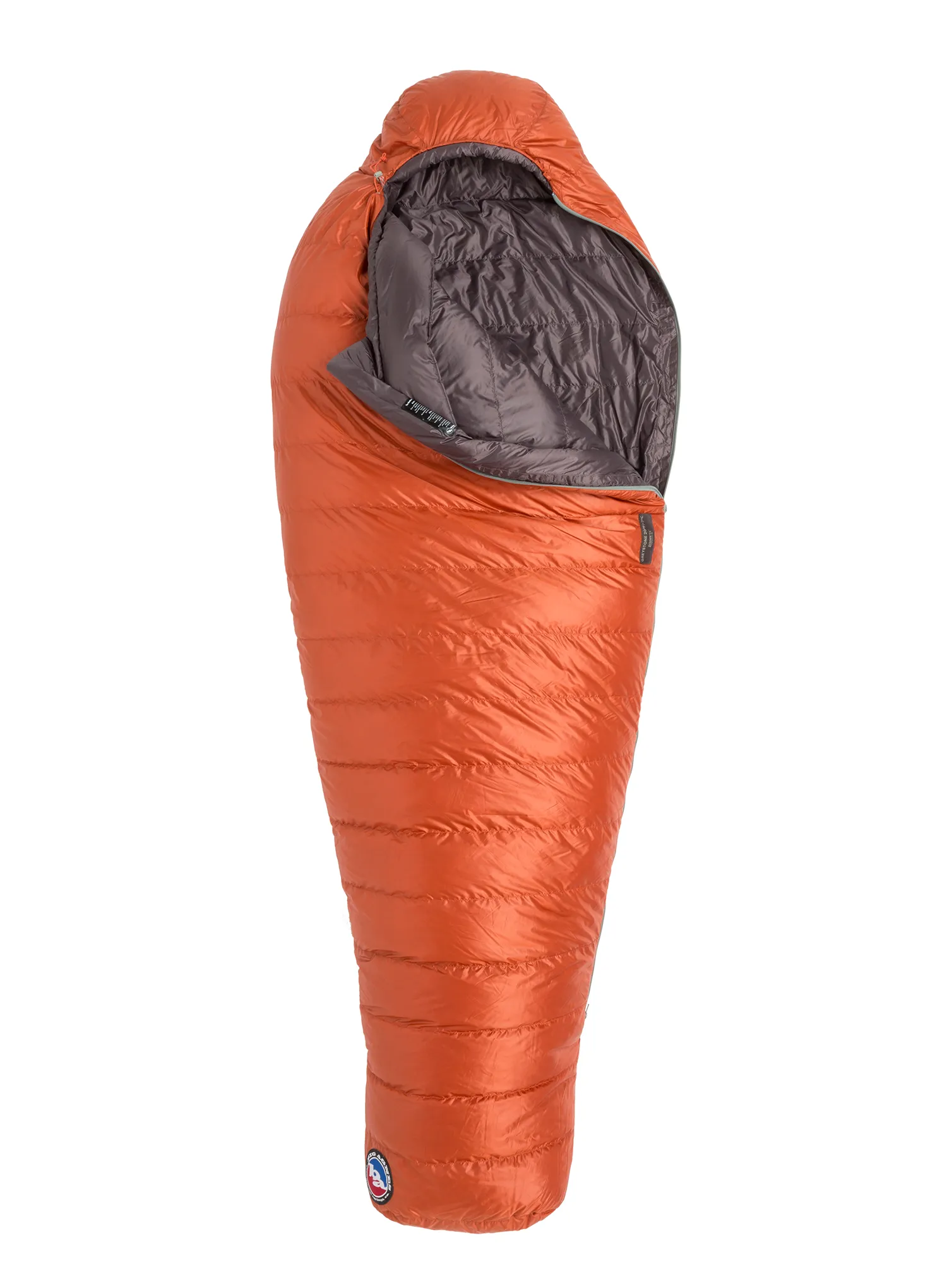 Sac de dormit matlasat Big Agnes Greystone 30 Regular (183 cm) - rooibos
