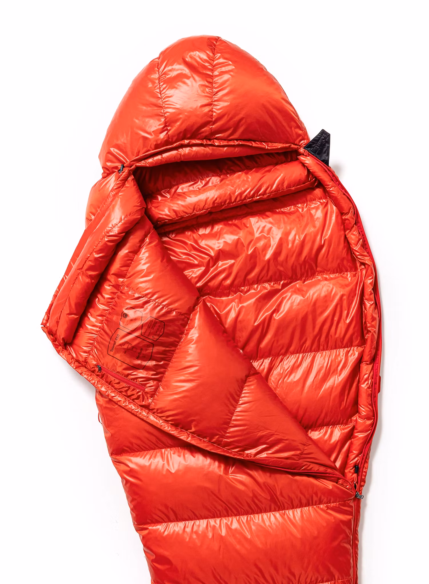 Sac de dormit matlasat Małachowski Tourist 250 M LZ (165-176 cm) - red