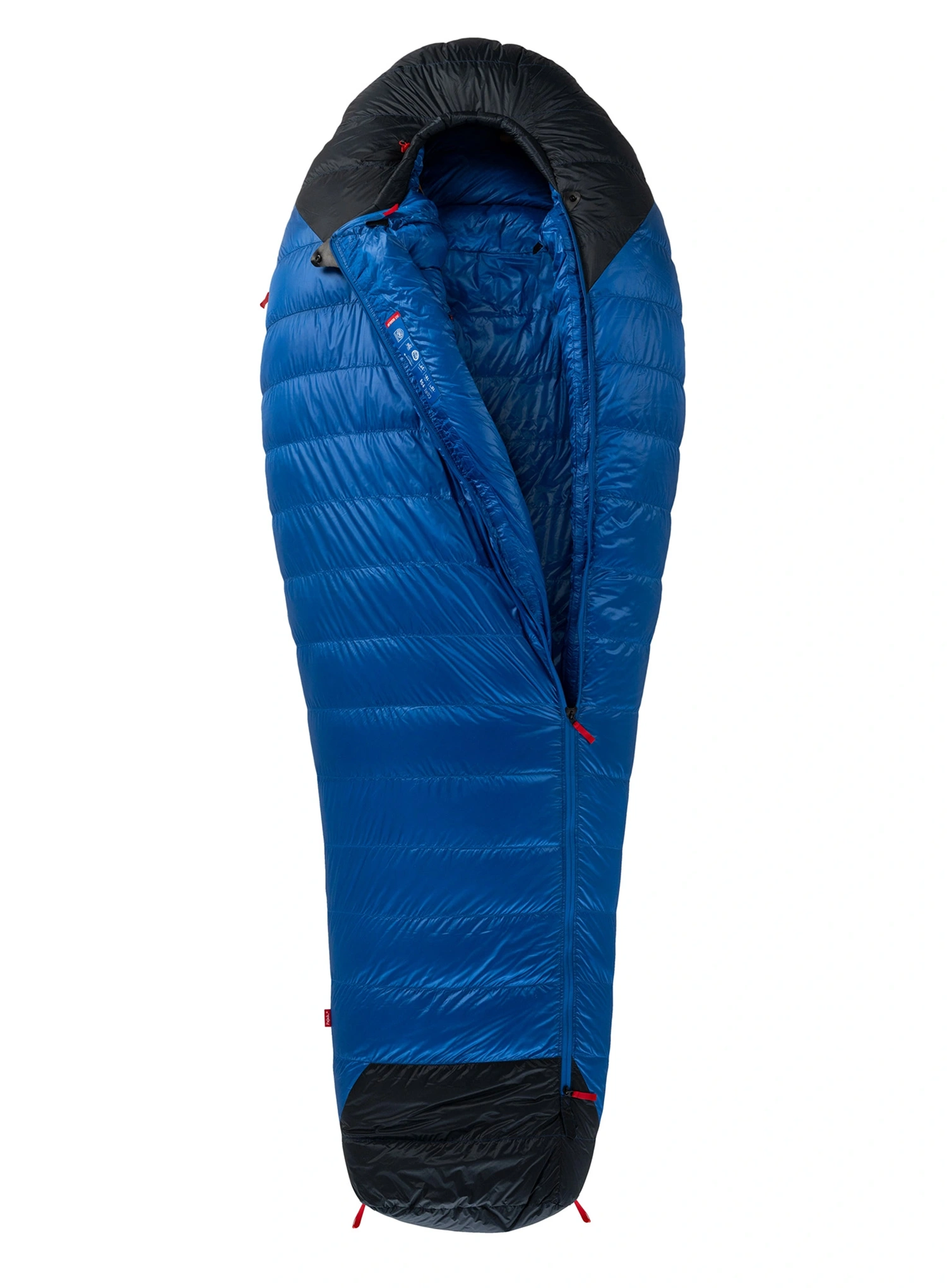 Sac de dormit matlasat Pajak Core 750 Sleeping Bag Duck Long (205 cm) - blue
