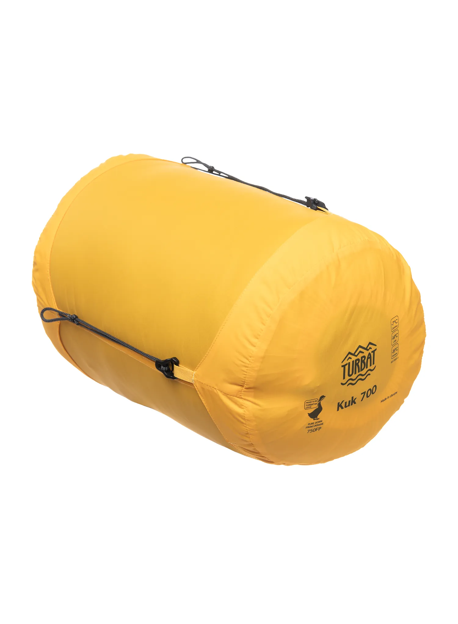 Sac de dormit matlasat Turbat Kuk 700 (195 cm) - legion blue/dark cheddar