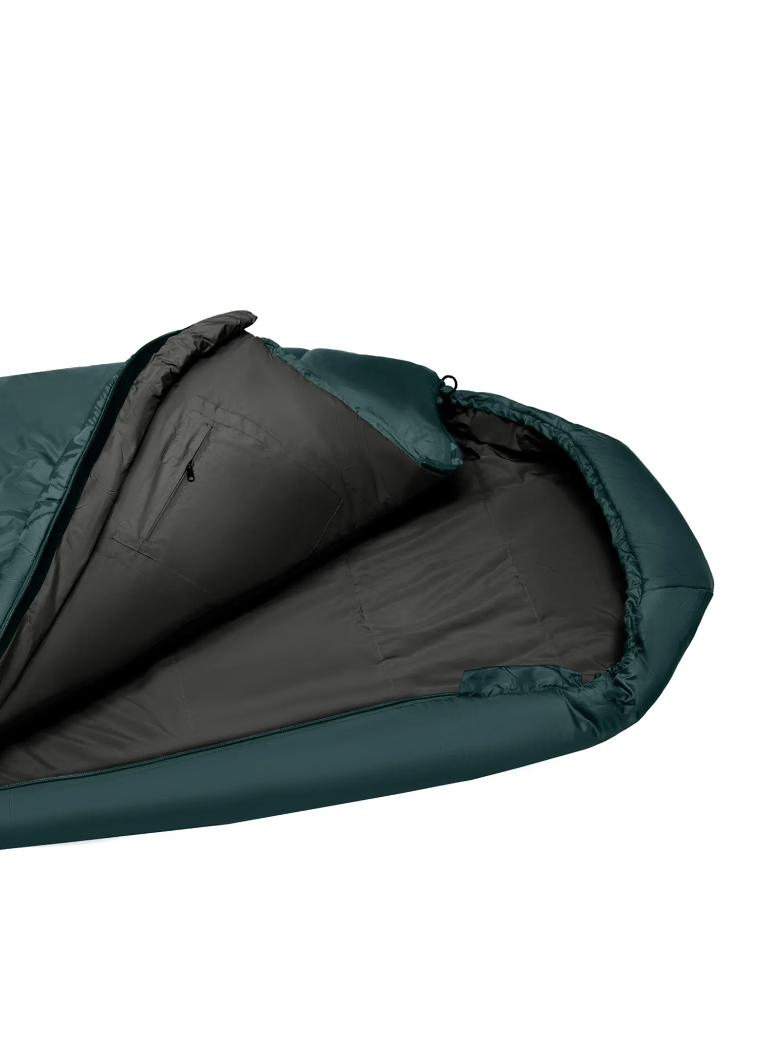 Sac de dormit sintetic Alpinus Fiber Pro 800 - green