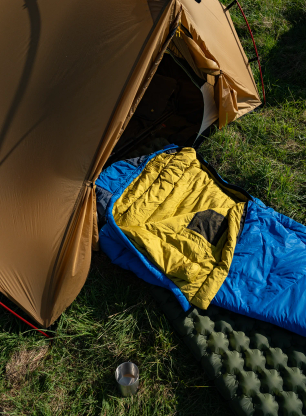 Sac de dormit sintetic Alpinus Primalight Pro 1000 - blue