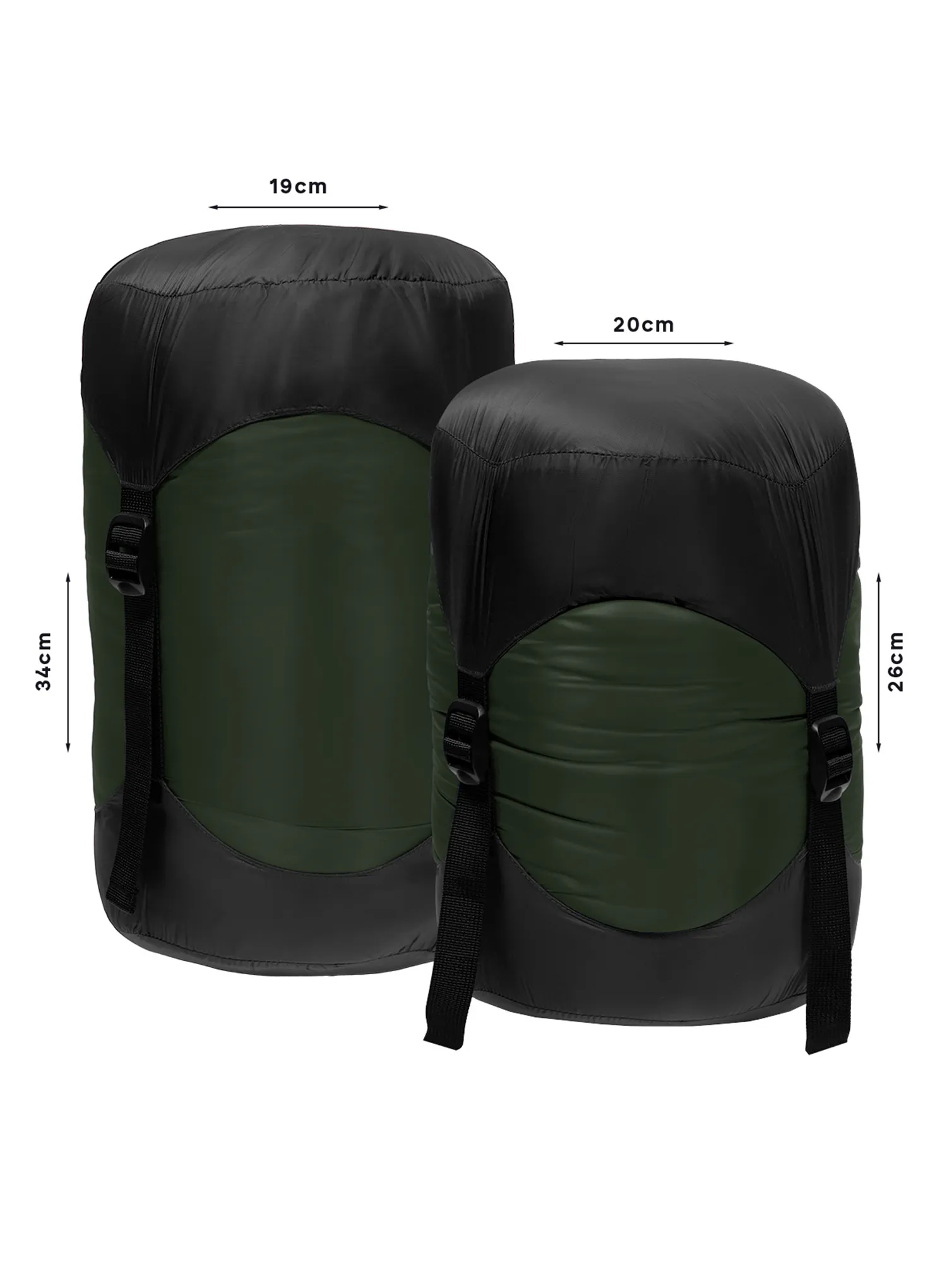 Sac de dormit sintetic Alpinus Ultralight Pro 1000 - green