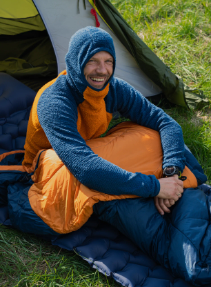 Sac de dormit sintetic Alpinus Ultralight Pro 850 - navy