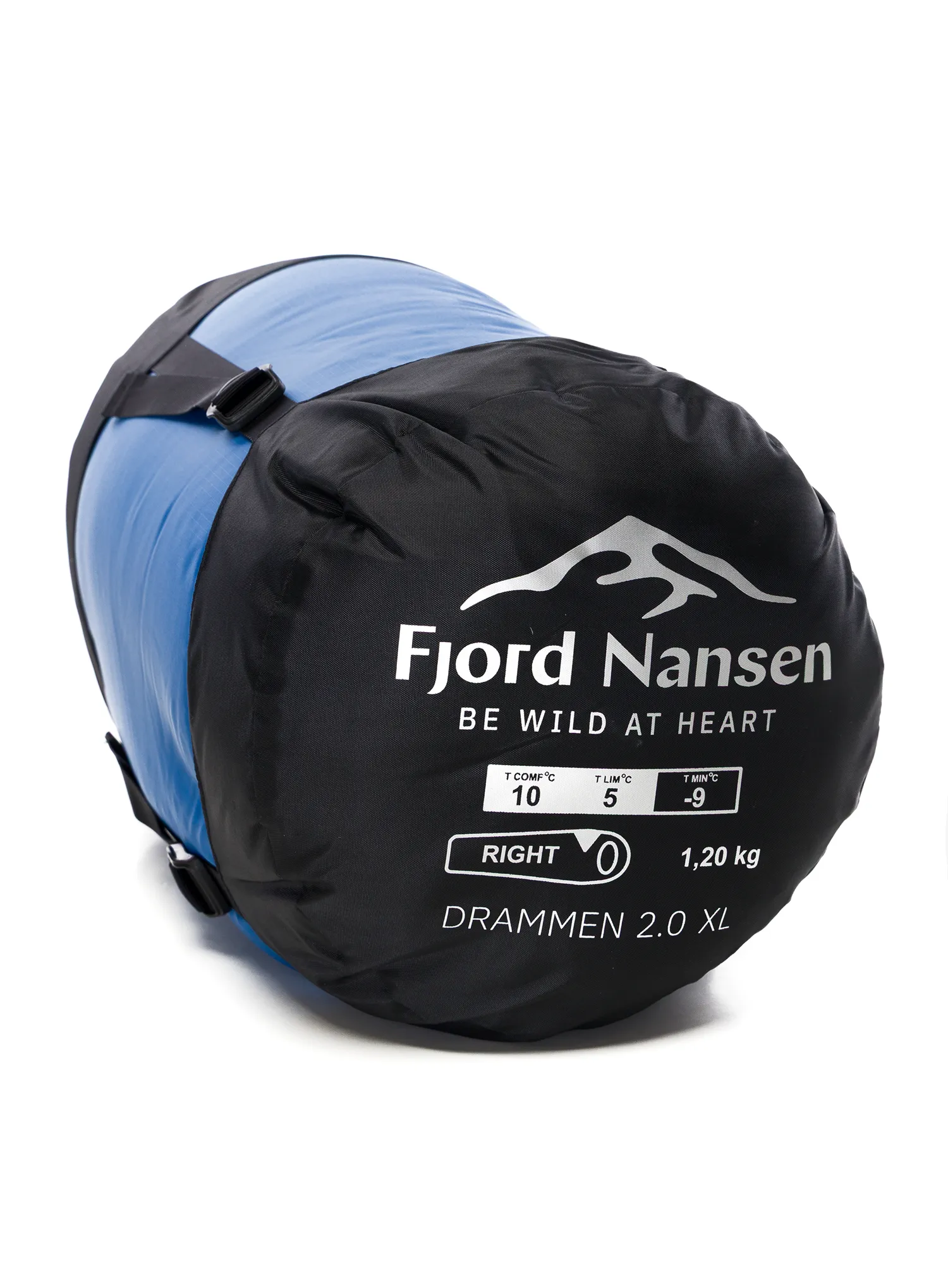 Sac de dormit sintetic Fjord Nansen Drammen 2.0 XL (200 cm) - sapphire/sapphire