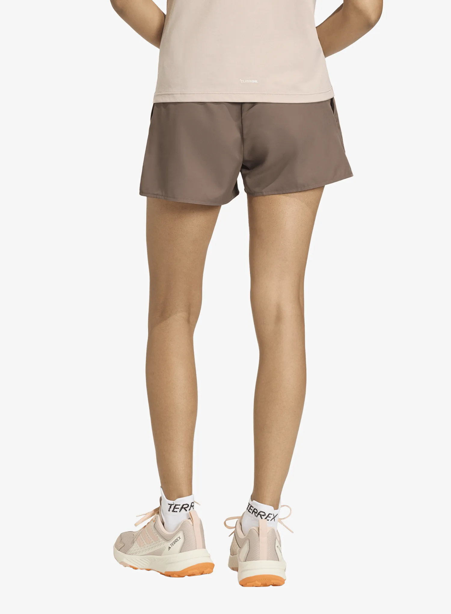 Pantaloni scurti alergare femei adidas TERREX Multi Light Shorts - trace brown