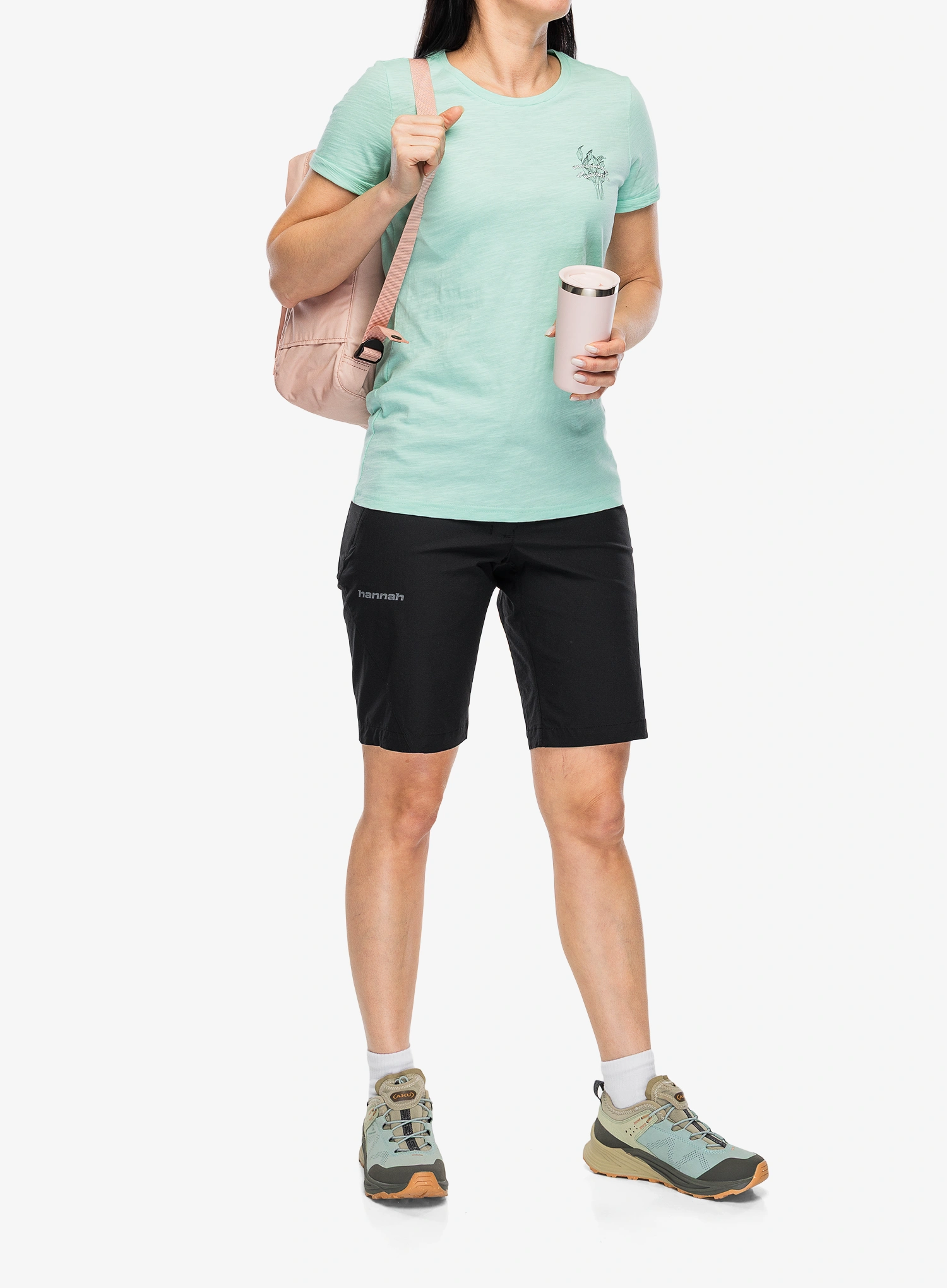Pantaloni scurti femei Hannah Atta Shorts - anthracite