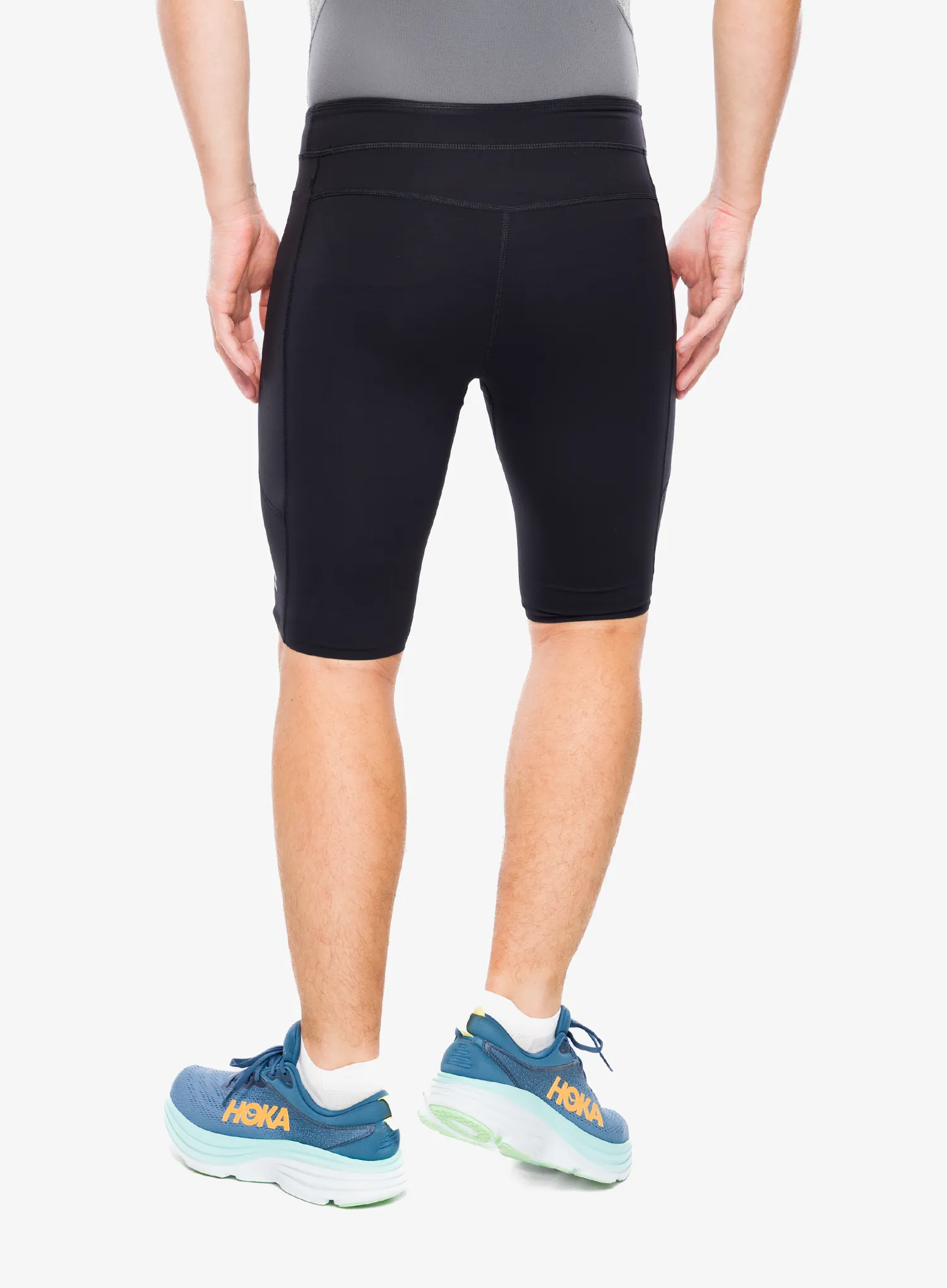Pantaloni scurti alergare Hoka SkyBreeze Half Tight - black