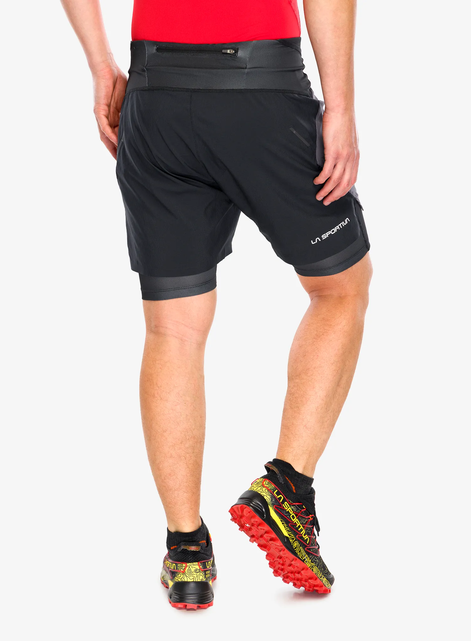 Pantaloni scurti alergare La Sportiva Ultra Distance Shorts - onyx/chalk