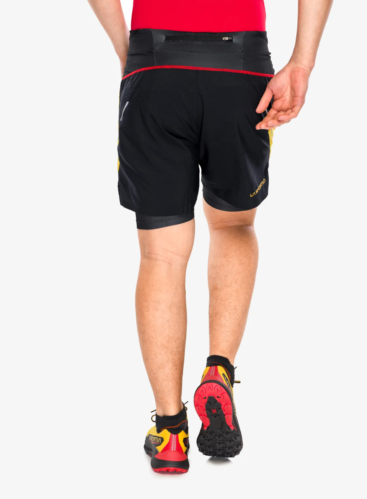Pantaloni scurti alergare La Sportiva Ultra Distance Shorts - yellow/black