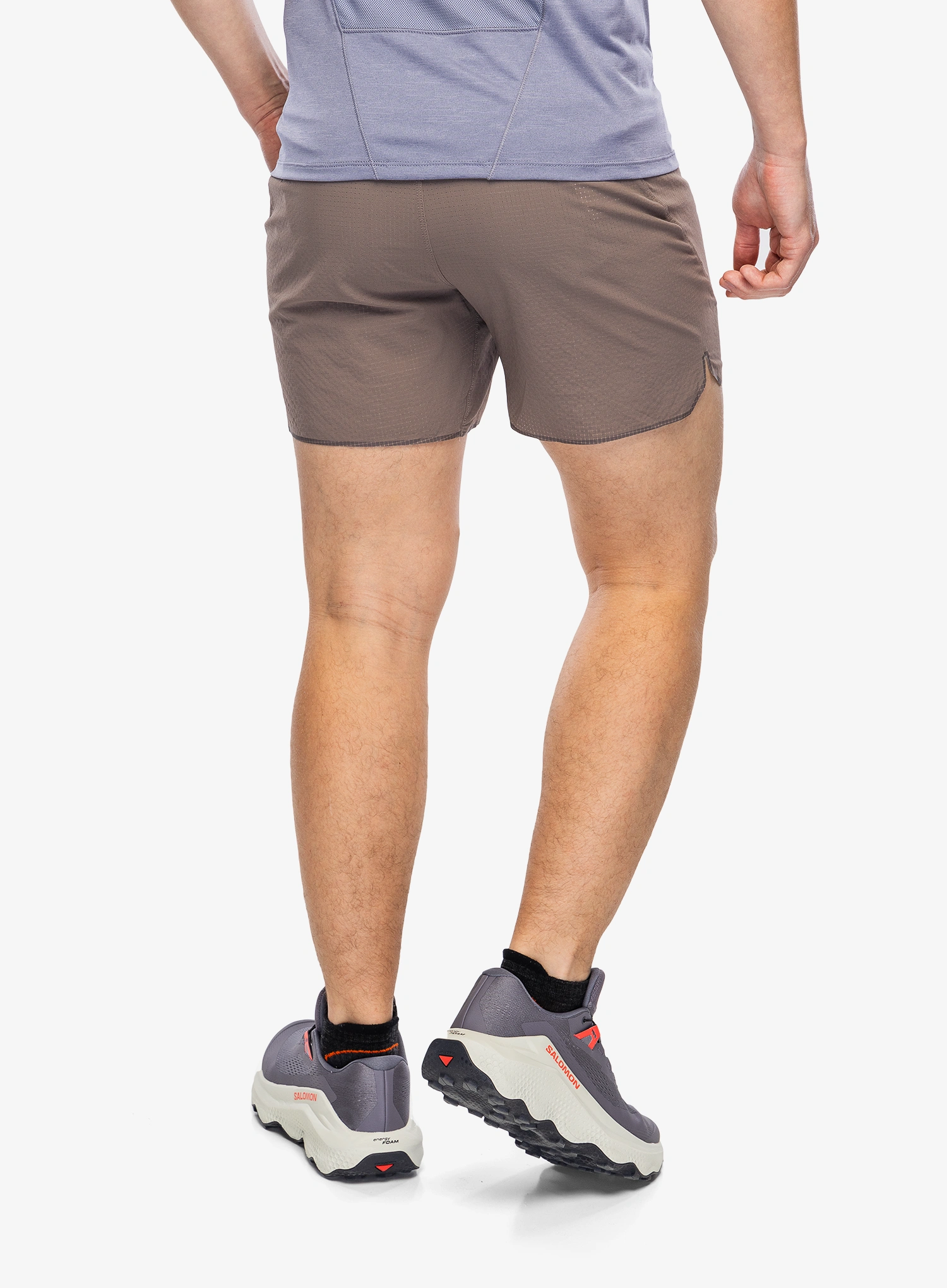 Pantaloni scurti alergare Salomon Sense Aero 5 Shorts - iron